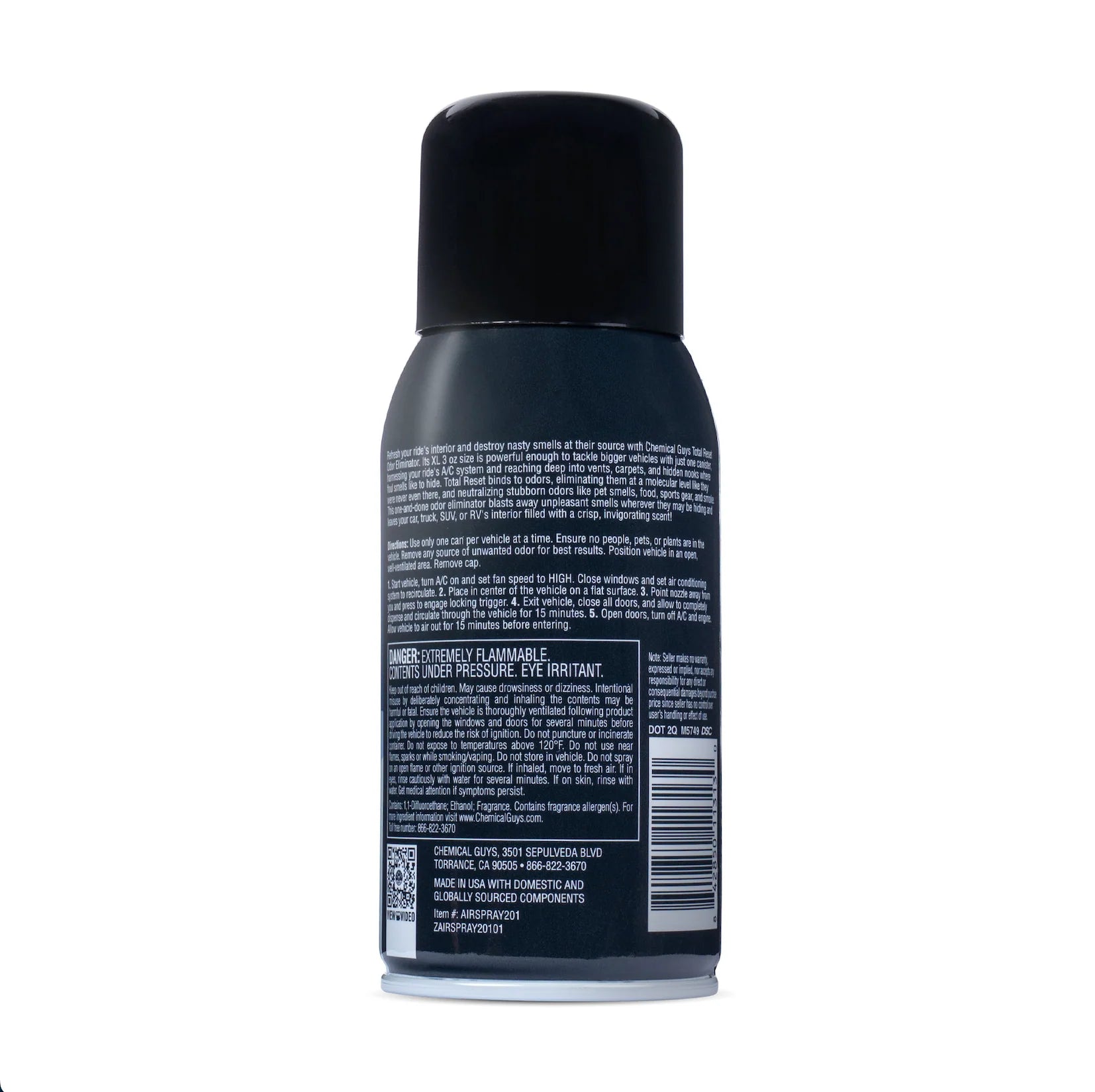 Chemical Guys Total Reset Odor Eliminator - Black Frost Scent - Image 6