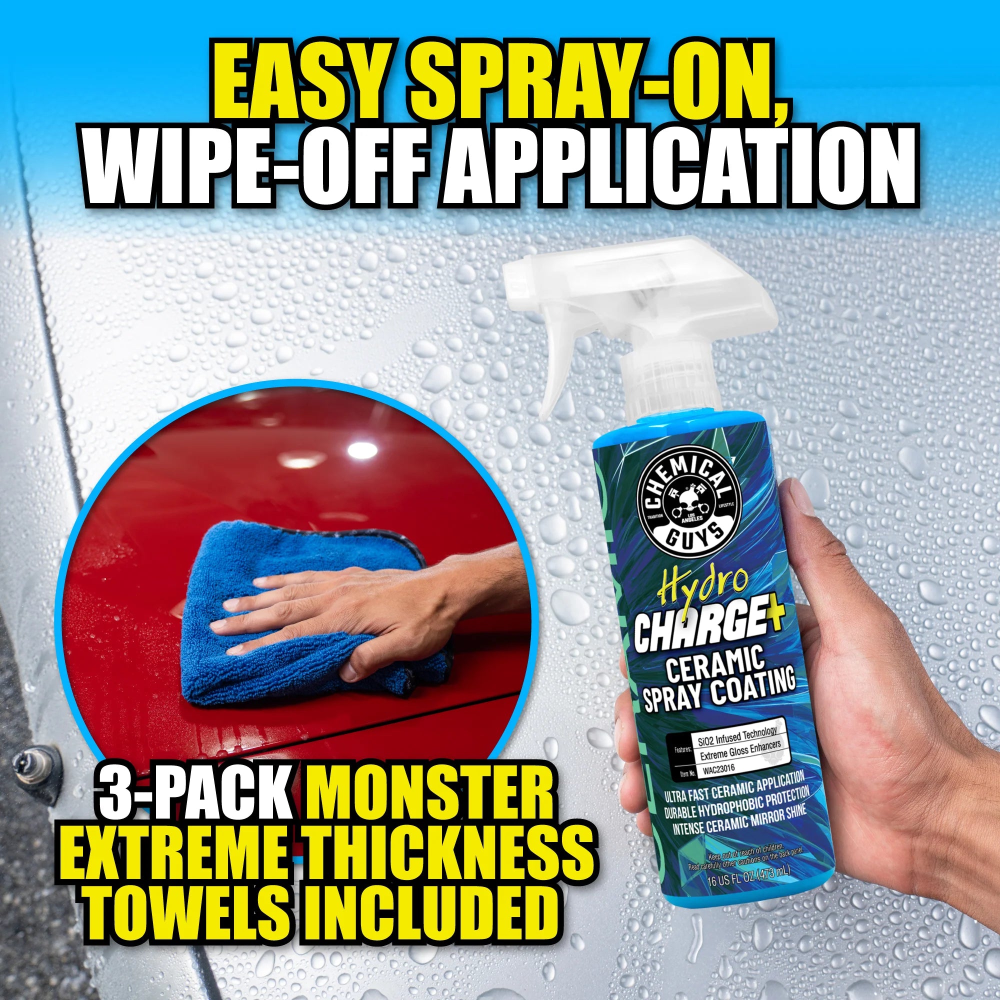 Chemical Guys HydroCharge+ Ceramic Spray Coating Bundle - Image 2