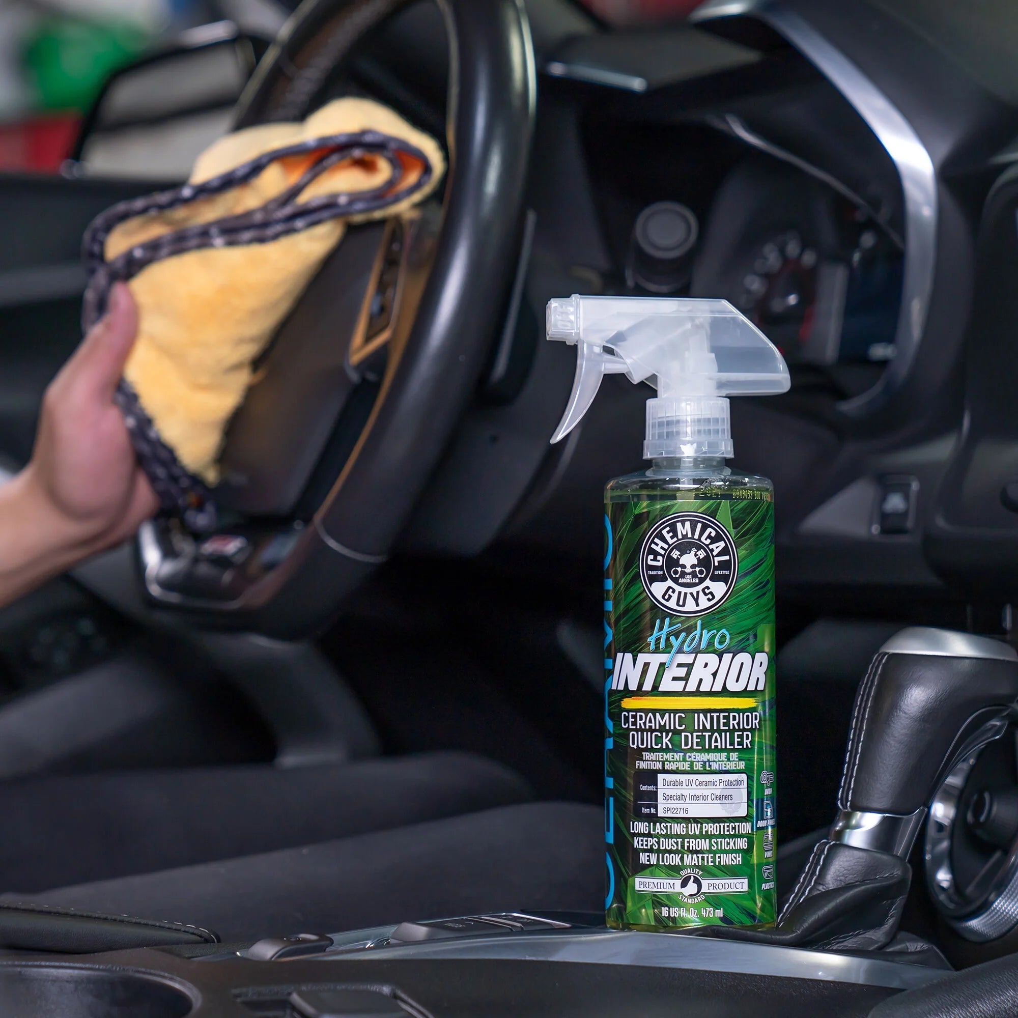Chemical Guys HydroInterior Ceramic Quick Detailer - Image 12