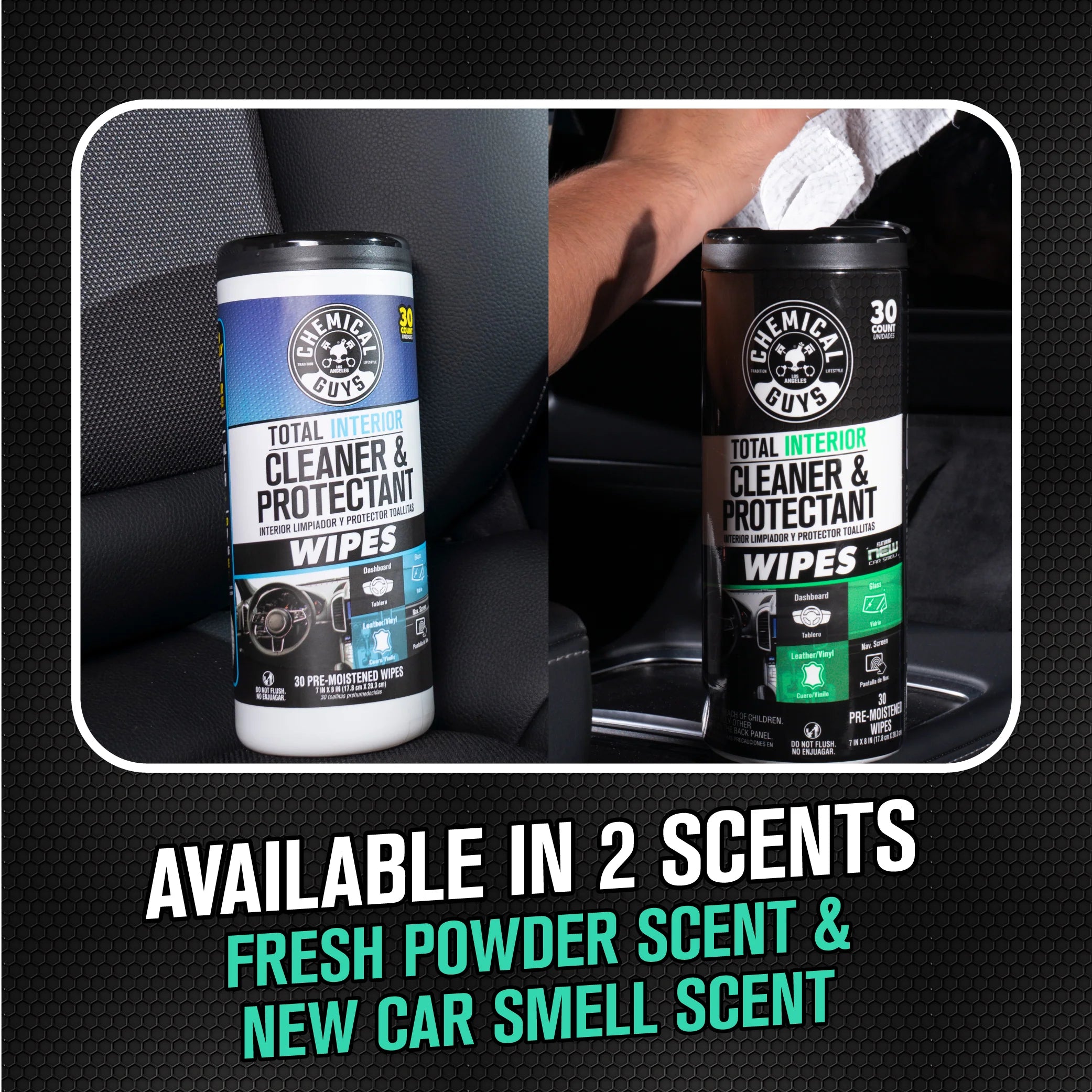 Chemical Guys Total Interior Wipes 3-Pack Kit - Image 2