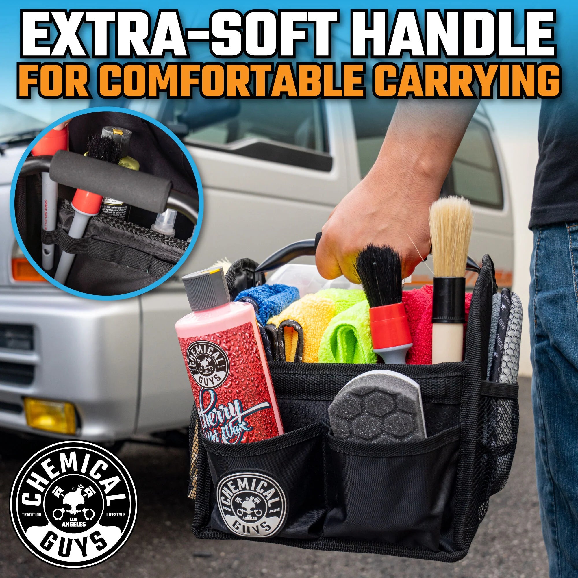 Chemical Guys Speed Load Carrying Caddy & Storage Organizer - Image 9