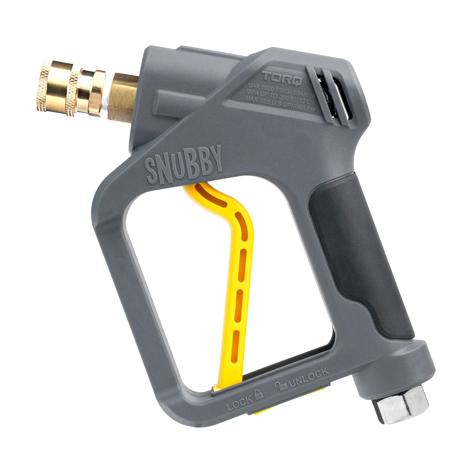 Chemical Guys TORQ Snubby Pressure Washer Gun - Foam Cannon Attachment