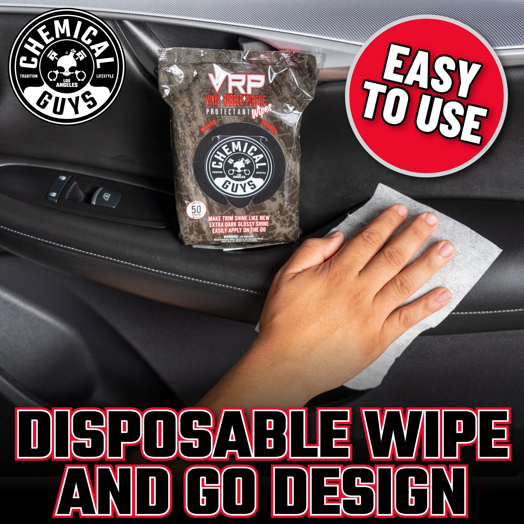 Chemical Guys VRP Protectant Wipes - Image 2