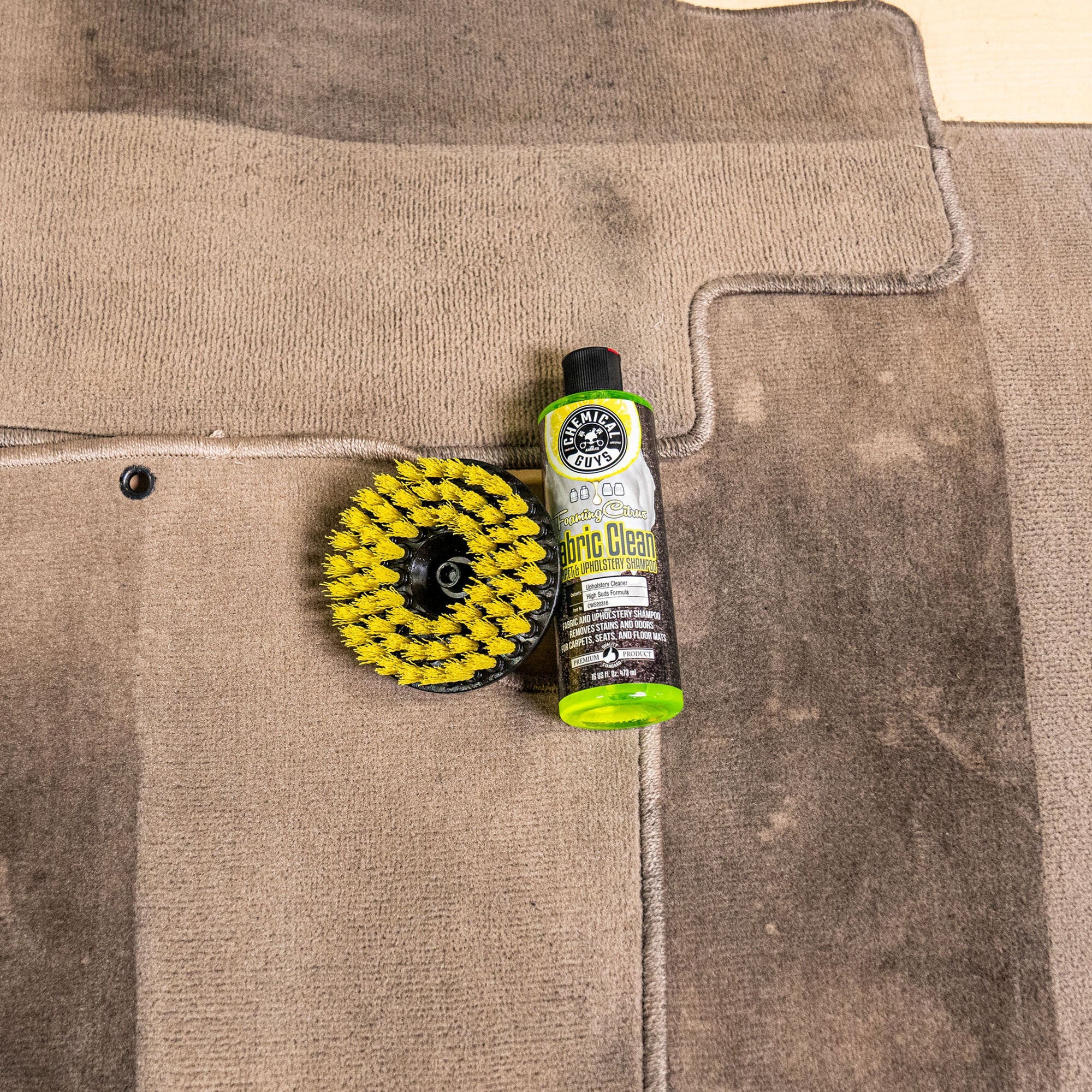 Chemical Guys Chemical Guys Spinner Carpet Drill Brush, Medium Duty - Image 9