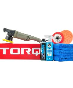 Chemical Guys TORQ10FX Random Orbital Polisher Kit One-Step Scratch and Swirl Remover Kit (8 Items)