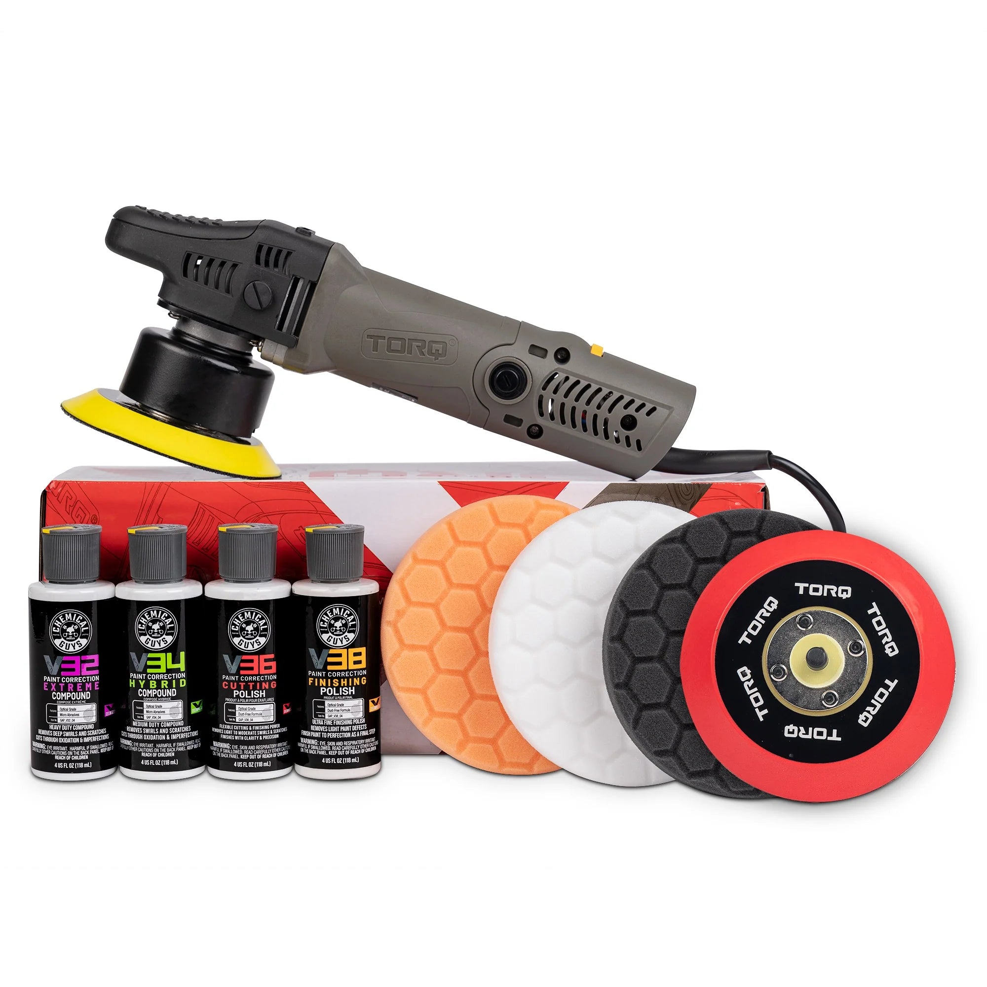 Chemical Guys TORQX Random Orbital Polisher Kit
