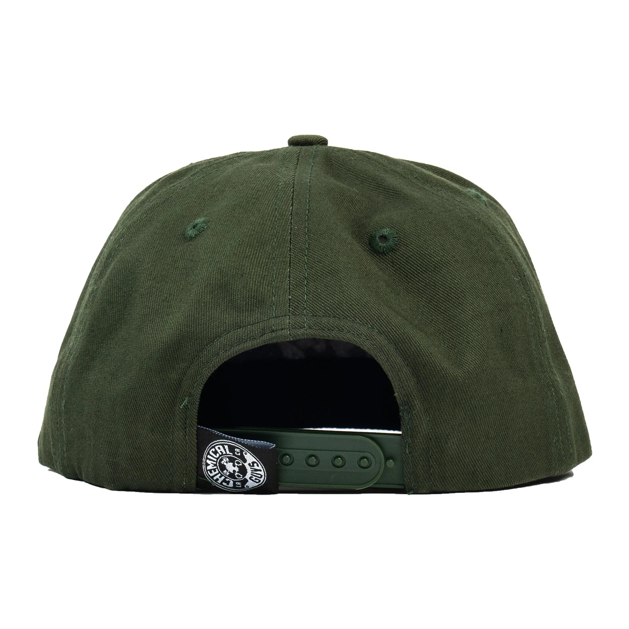 Chemical Guys Snap-It-Back Olive Green Script Hat - Image 9