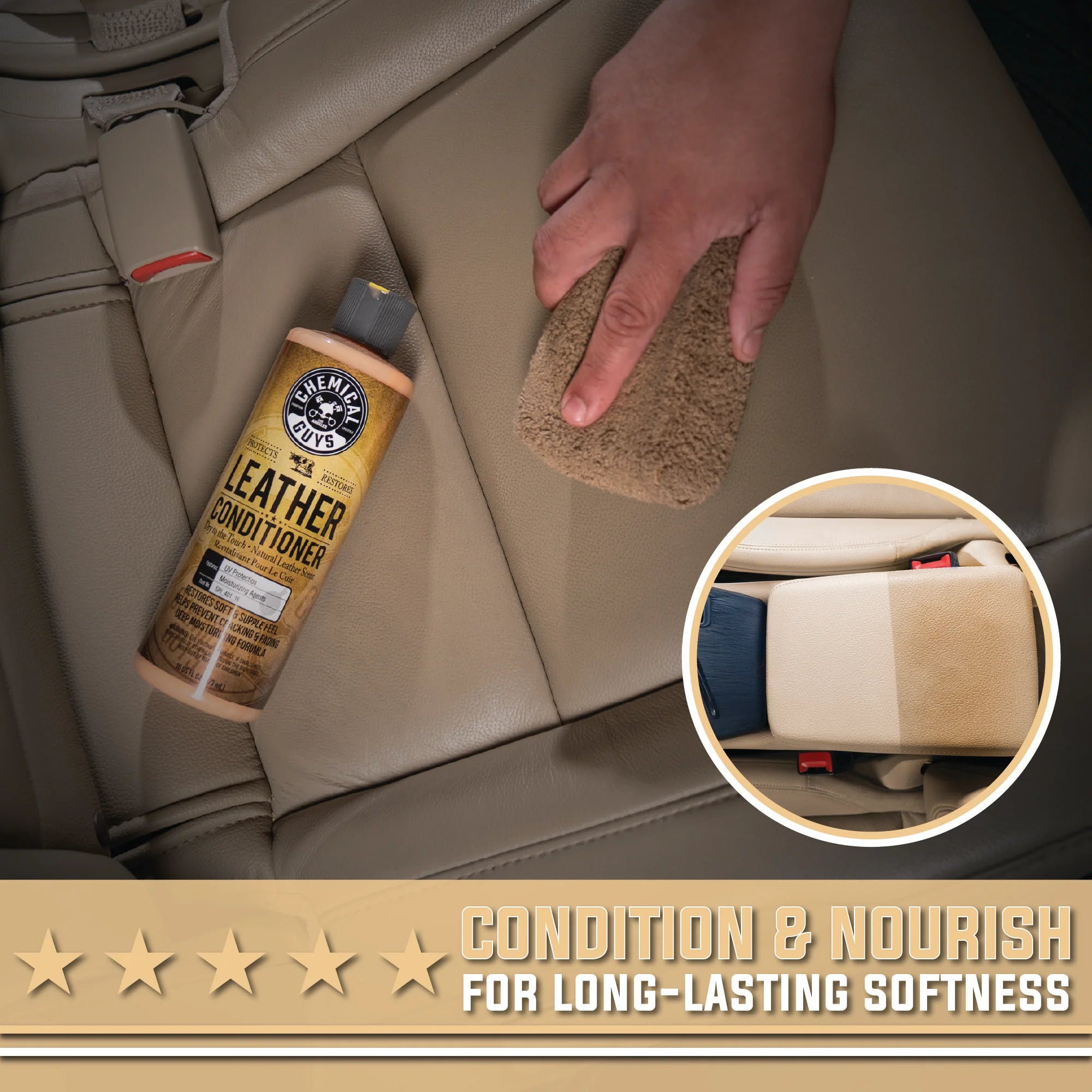 Chemical Guys Leather Care Starter Kit - Image 4