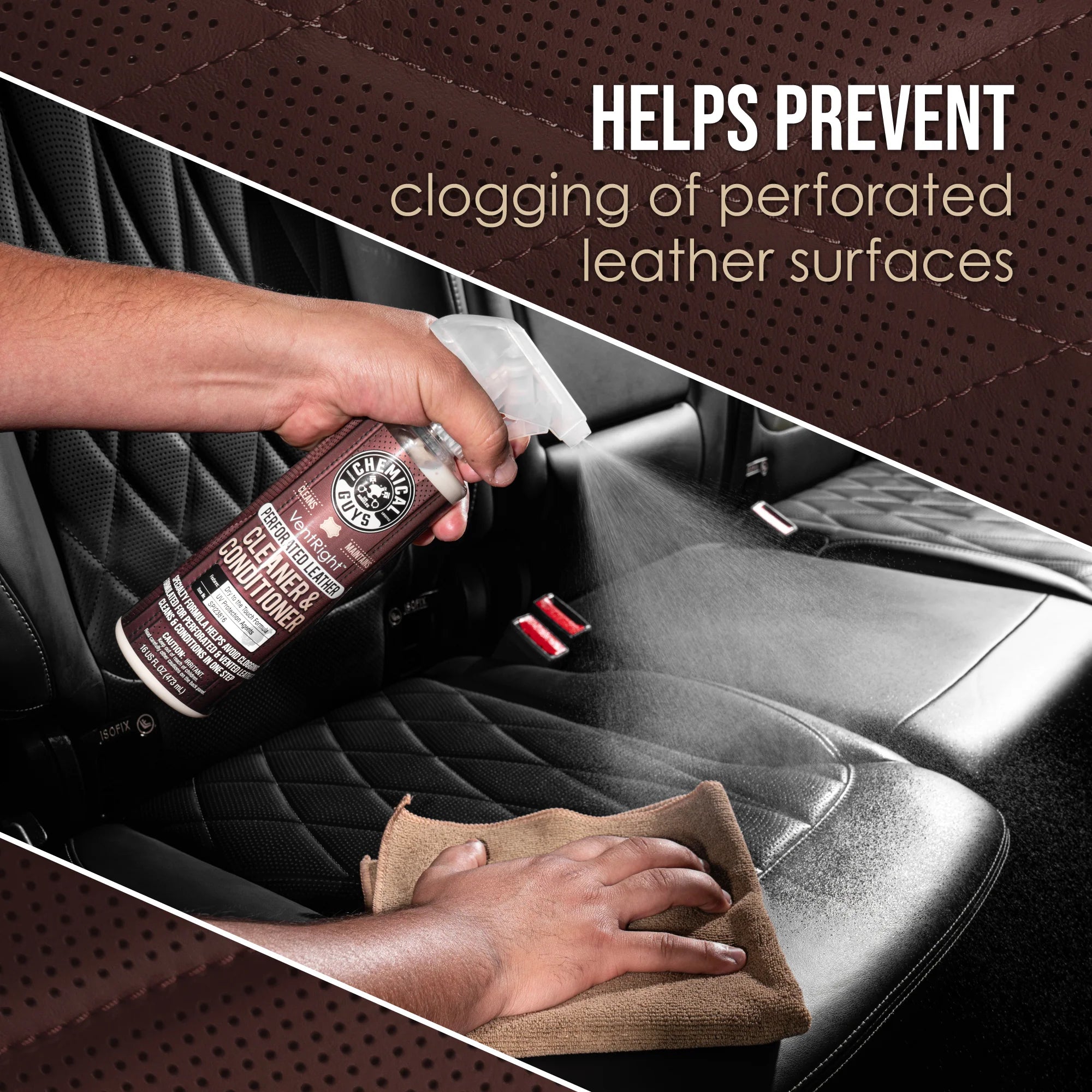 Chemical Guys Perforated Leather Care Kit - Image 4