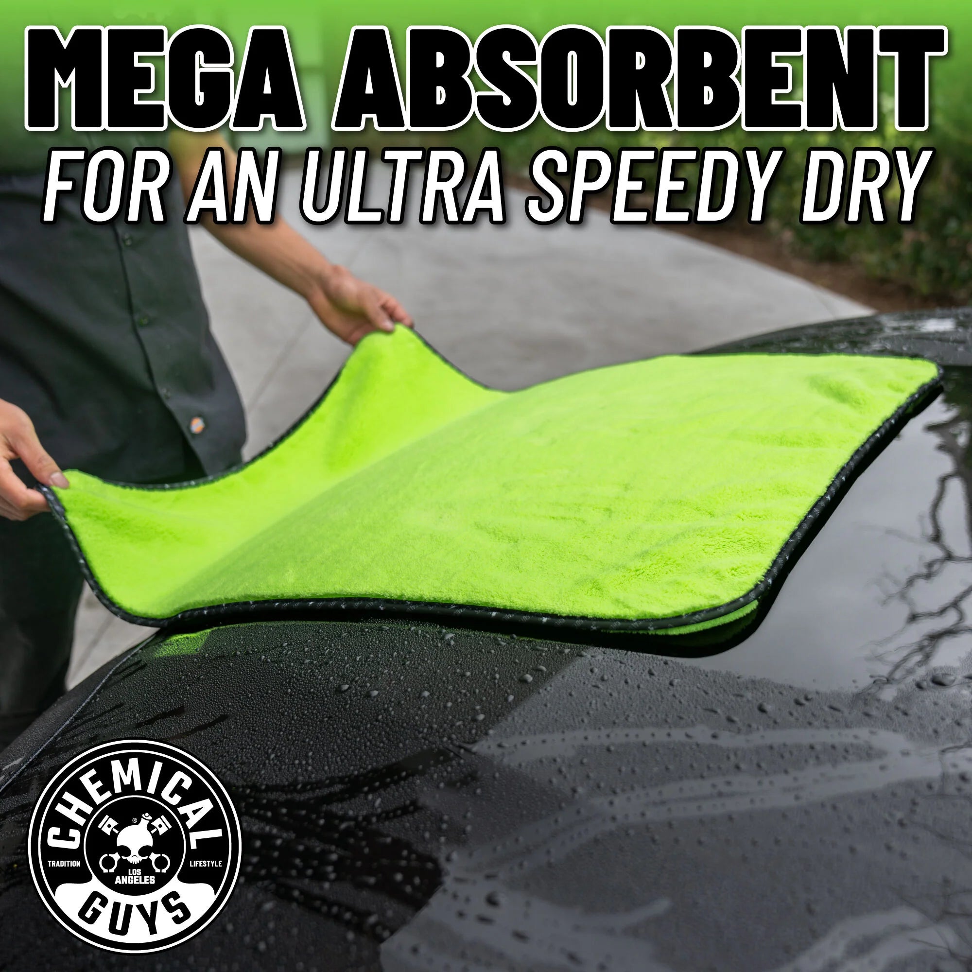 Chemical Guys Speed Mammoth Ultimate Super Plush Drying Towel - Image 3