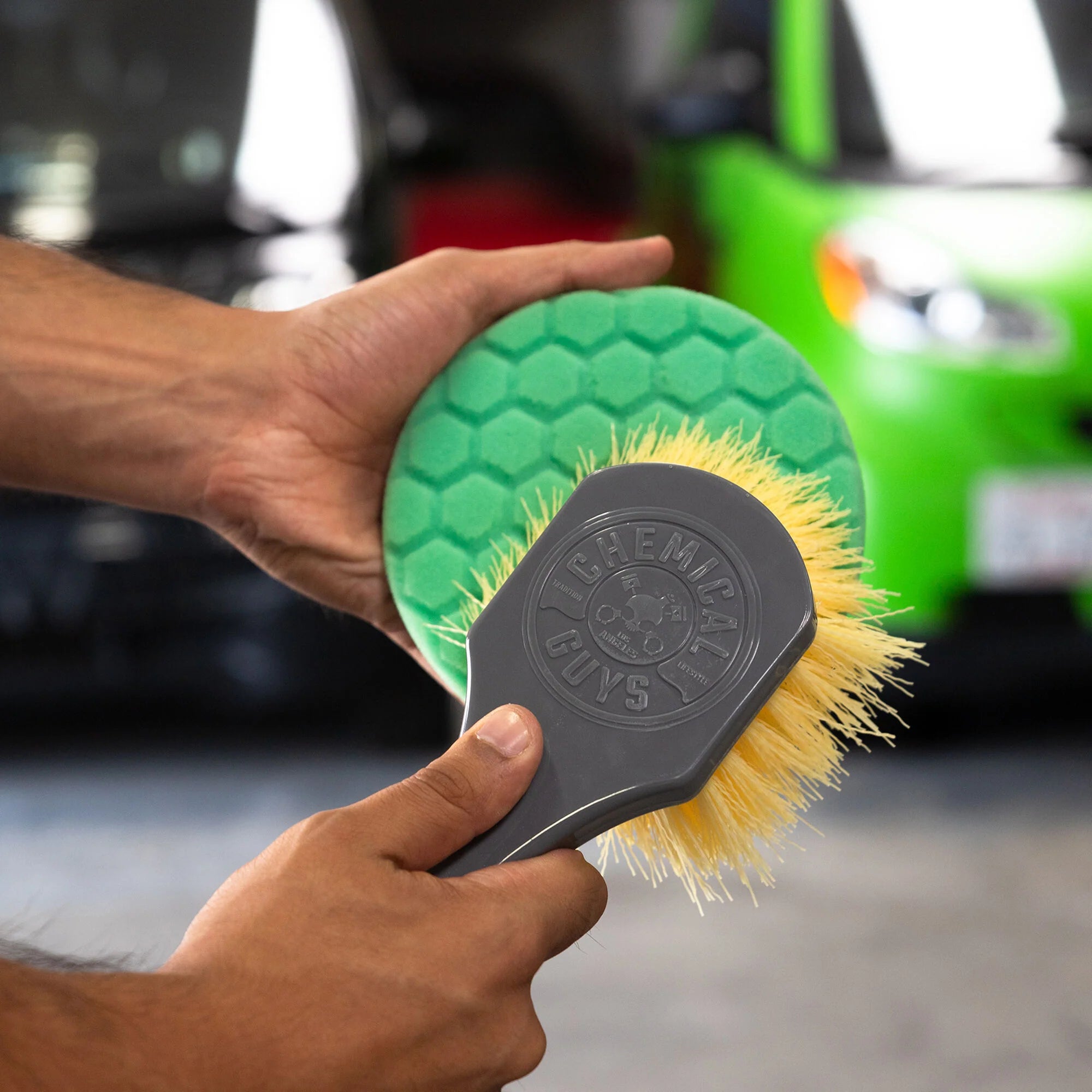 Chemical Guys Nice & Stiff Heavy Duty Carpet & Interior Brush - Image 7