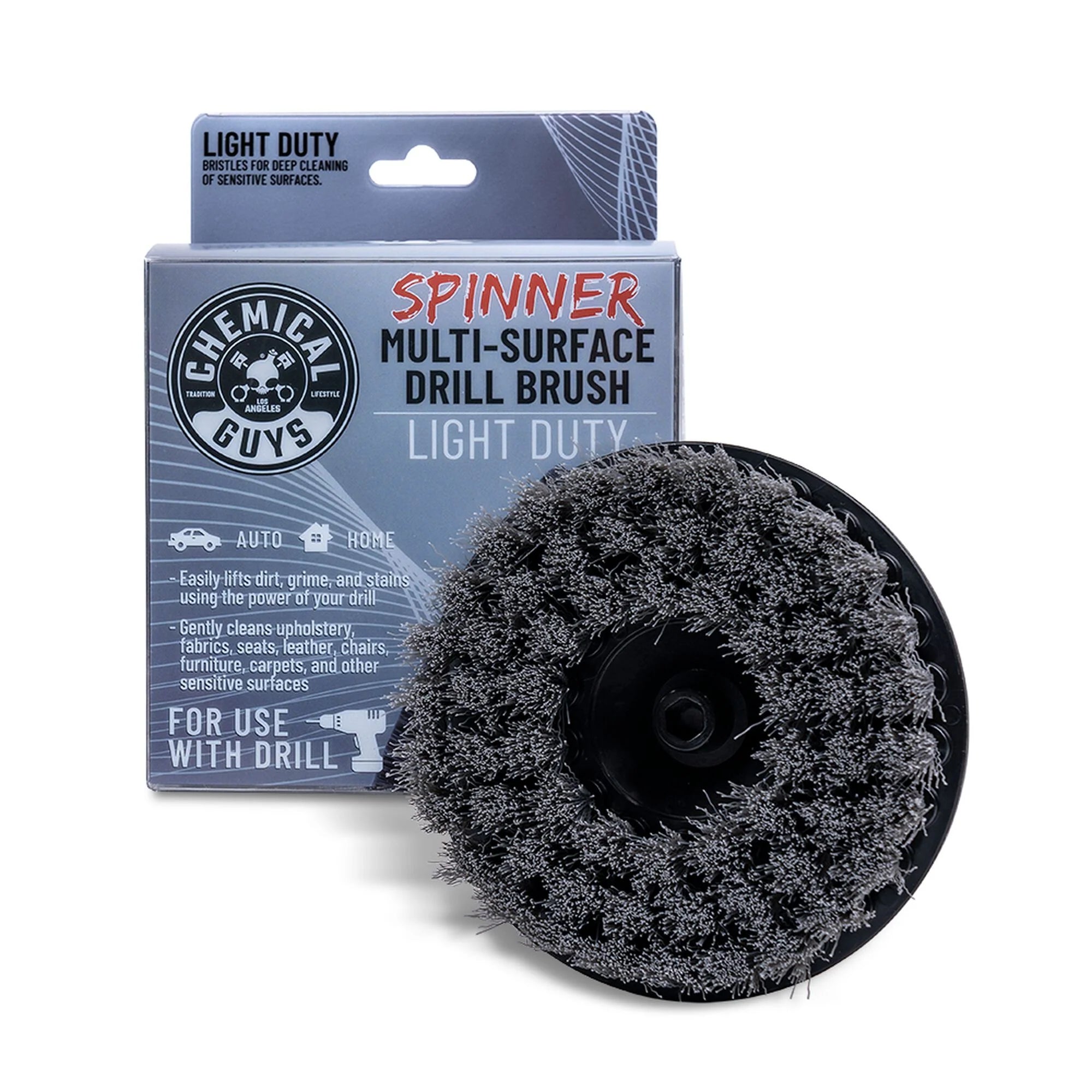 Chemical Guys Chemical Guys Spinner Multi-Surface Drill Brush, Light Duty