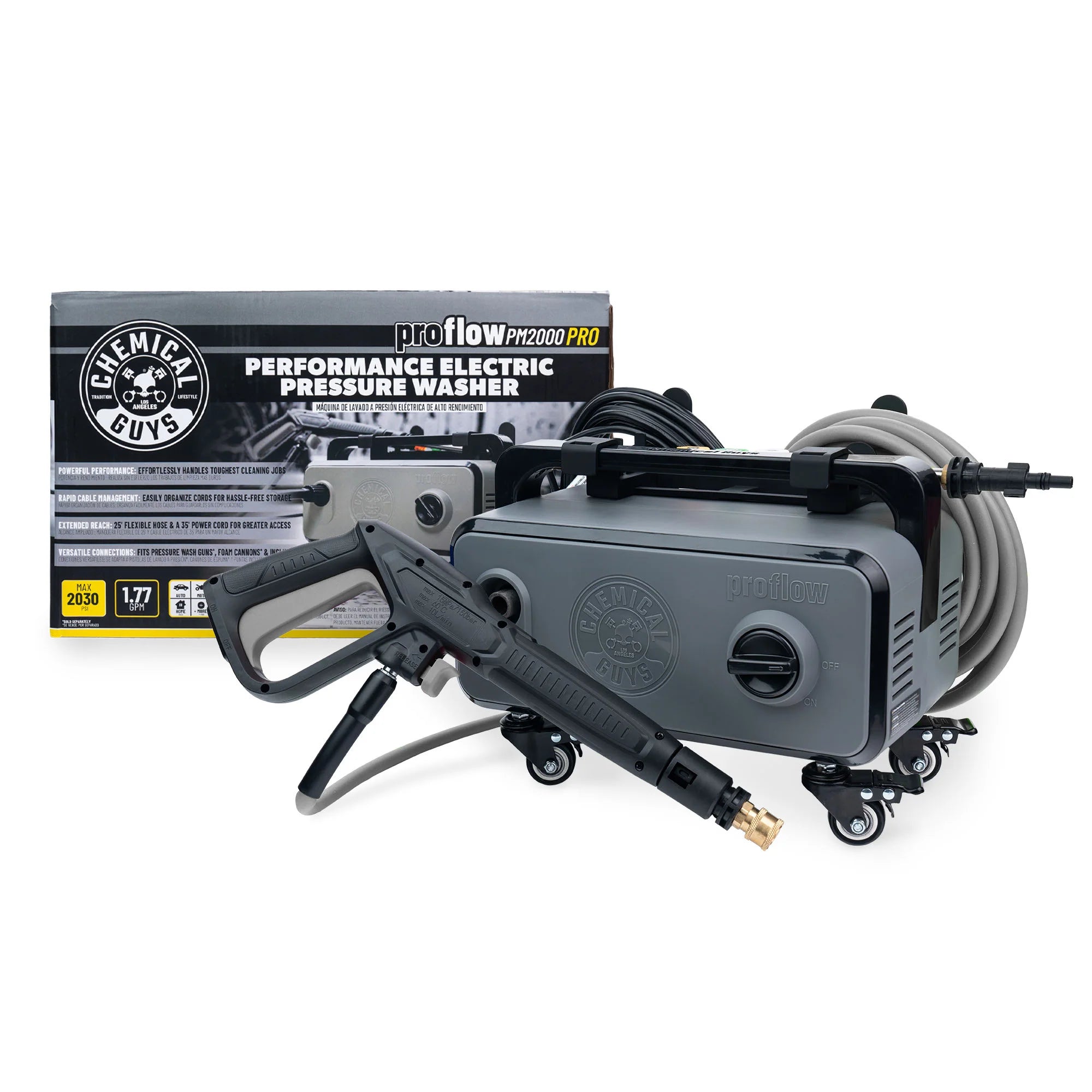 Chemical Guys ProFlow PM2000 Pro Performance Electric Pressure Washer - Image 7