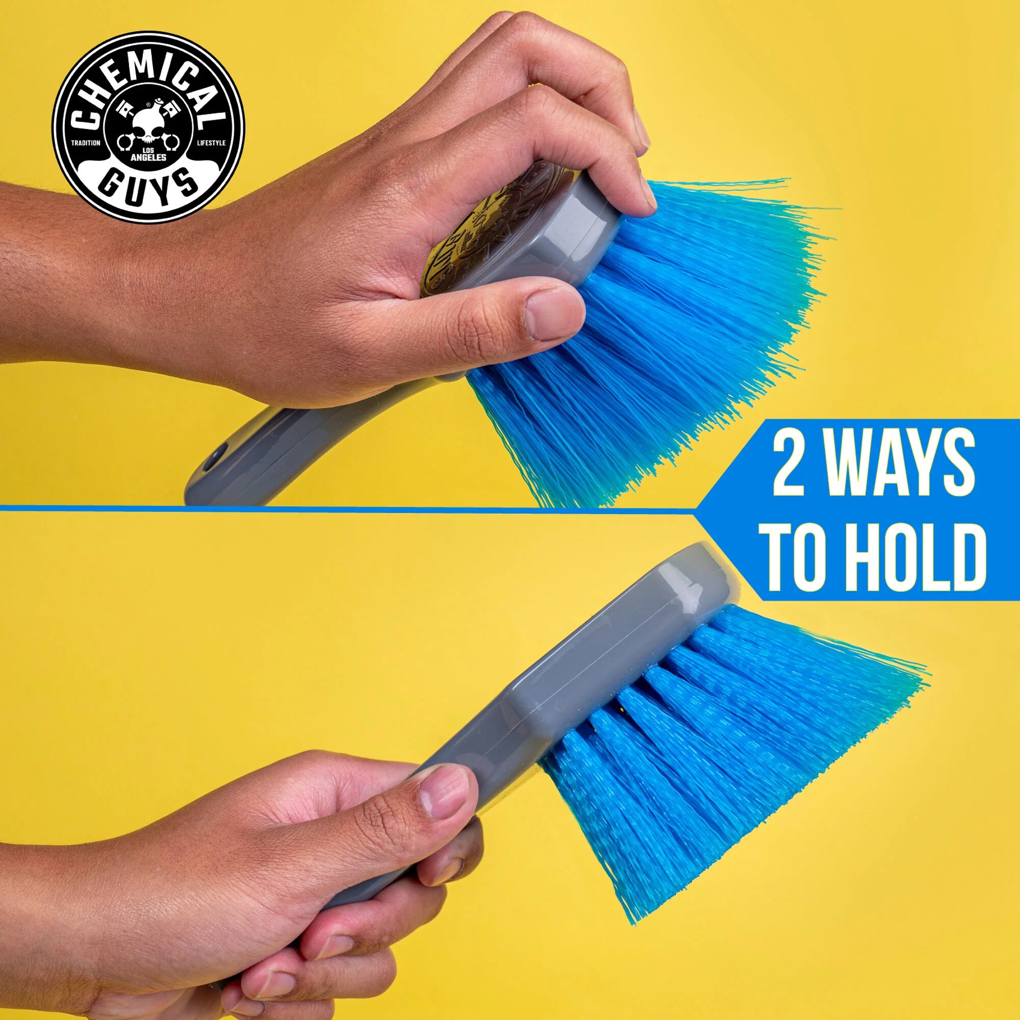 Chemical Guys Big Blue Stiffy Heavy Duty Tire Brush - Image 5