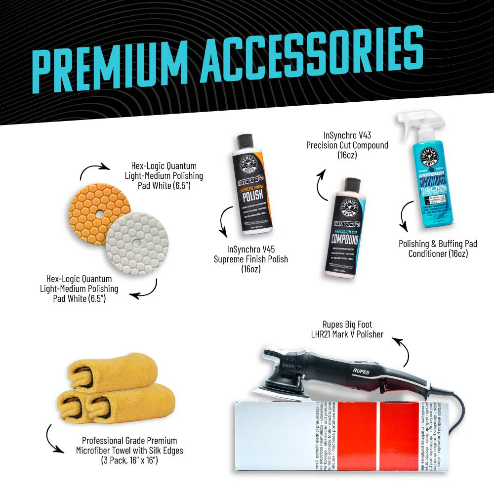 Chemical Guys RUPES LHR21 Mark V Max Coverage Ultimate Kit - Image 6