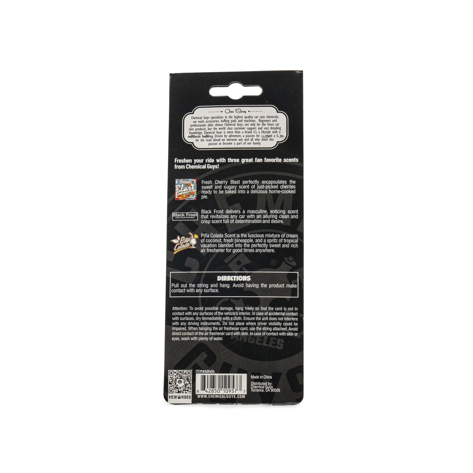 Chemical Guys Hanging Air Freshener Assorted 3-Pack - Image 12