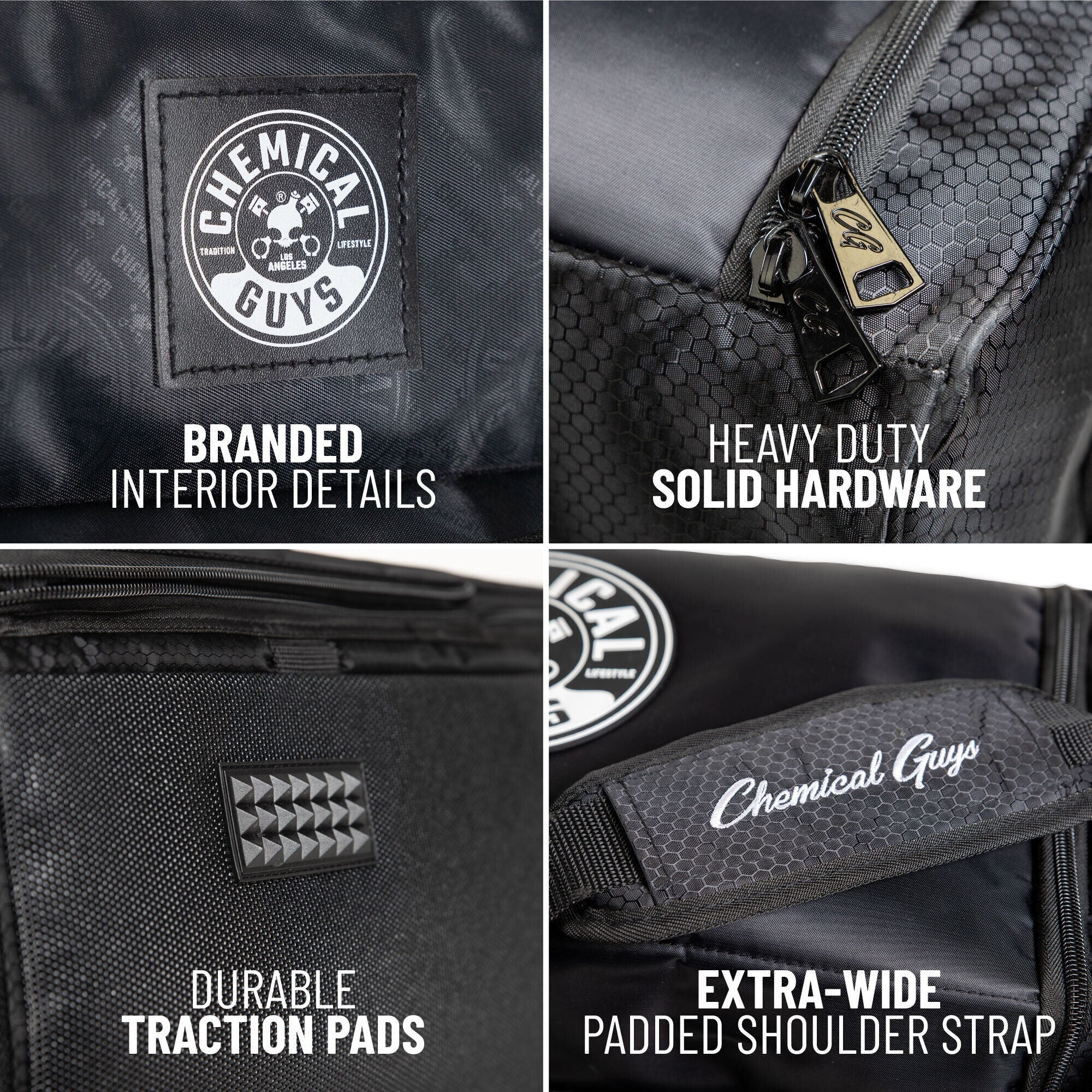 Chemical Guys Arsenal Range Trunk Organizer & Detailing Bag With Polisher Pocket - Image 4