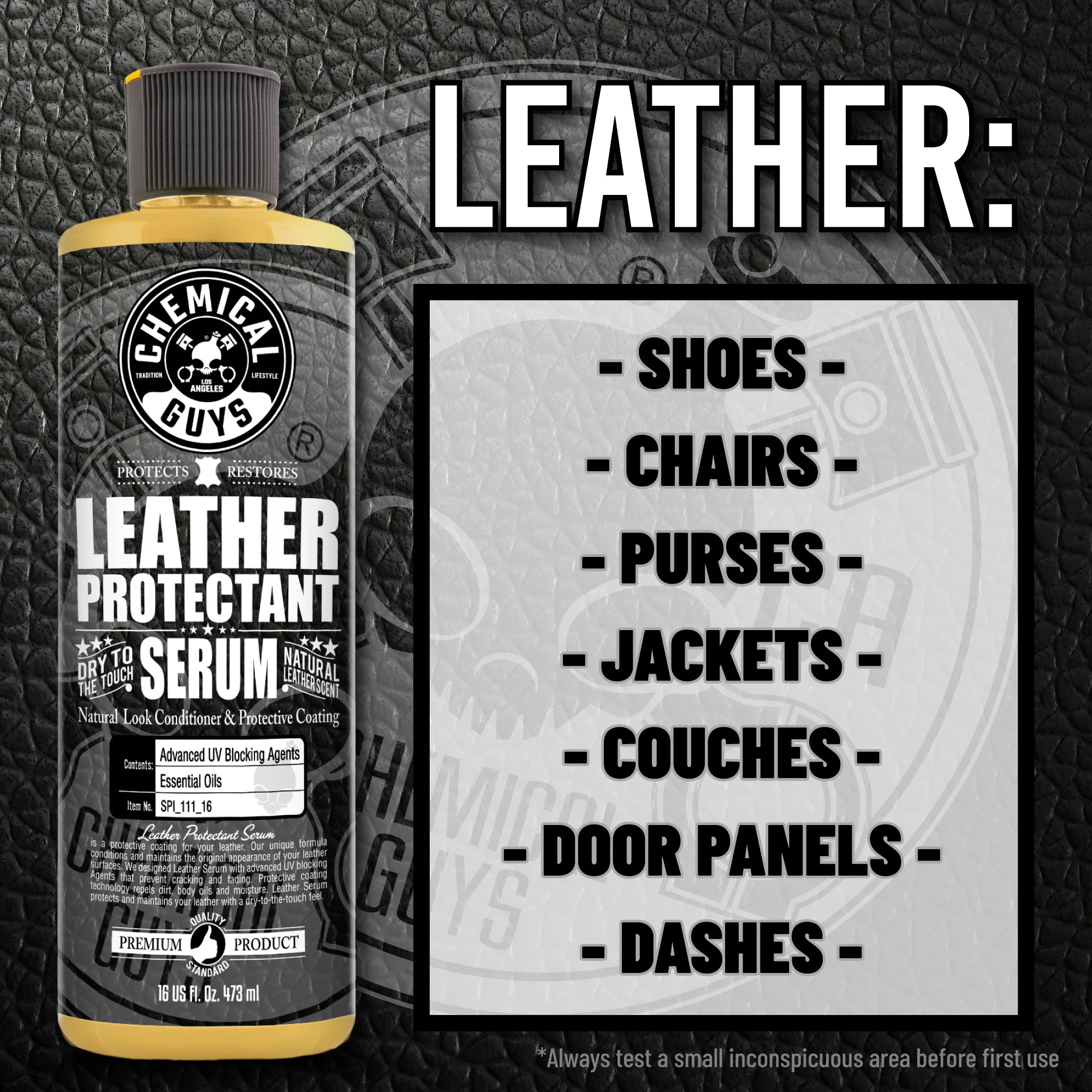 Chemical Guys Leather Serum Protectant - Image 6