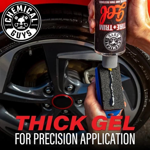 Chemical Guys Tire+Trim Gel Plastic and Rubber High-Gloss Restorer and Protectant - Image 2