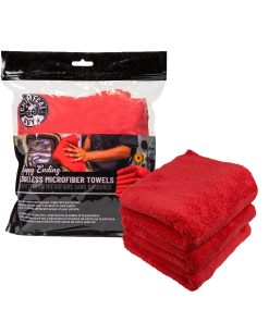 Chemical Guys Happy Ending Edgeless Microfiber Towel 3-Pack