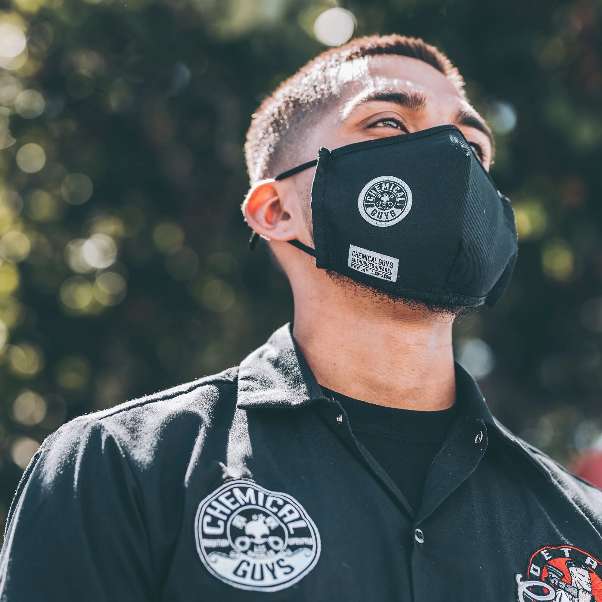 Chemical Guys Chemical Guys Black Cotton Non-Medical Face Mask - Image 3