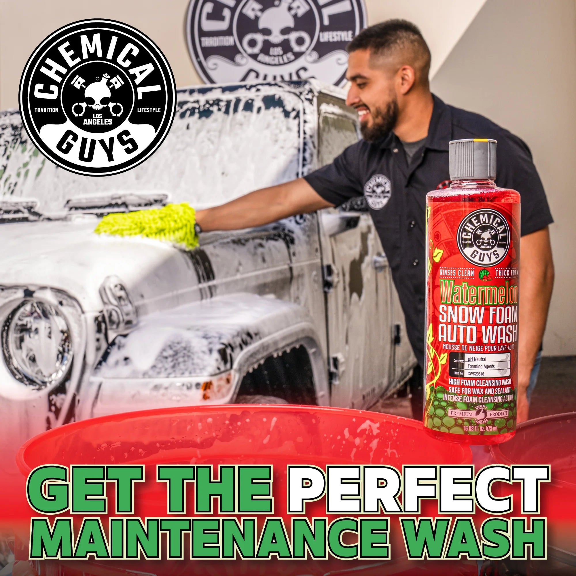 Chemical Guys Watermelon Snow Foam Auto Wash - Image 13