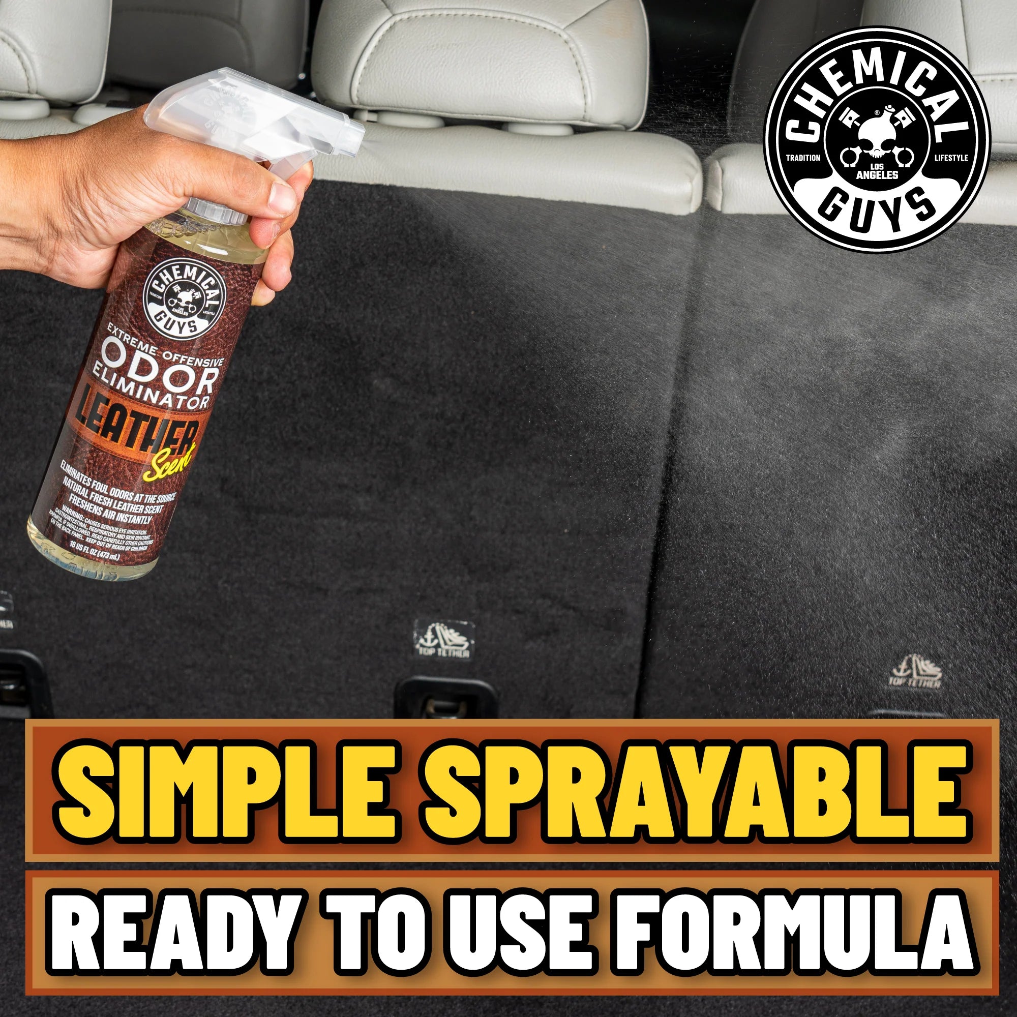 Chemical Guys Extreme Offensive Odor Eliminator Leather Scent - Image 4