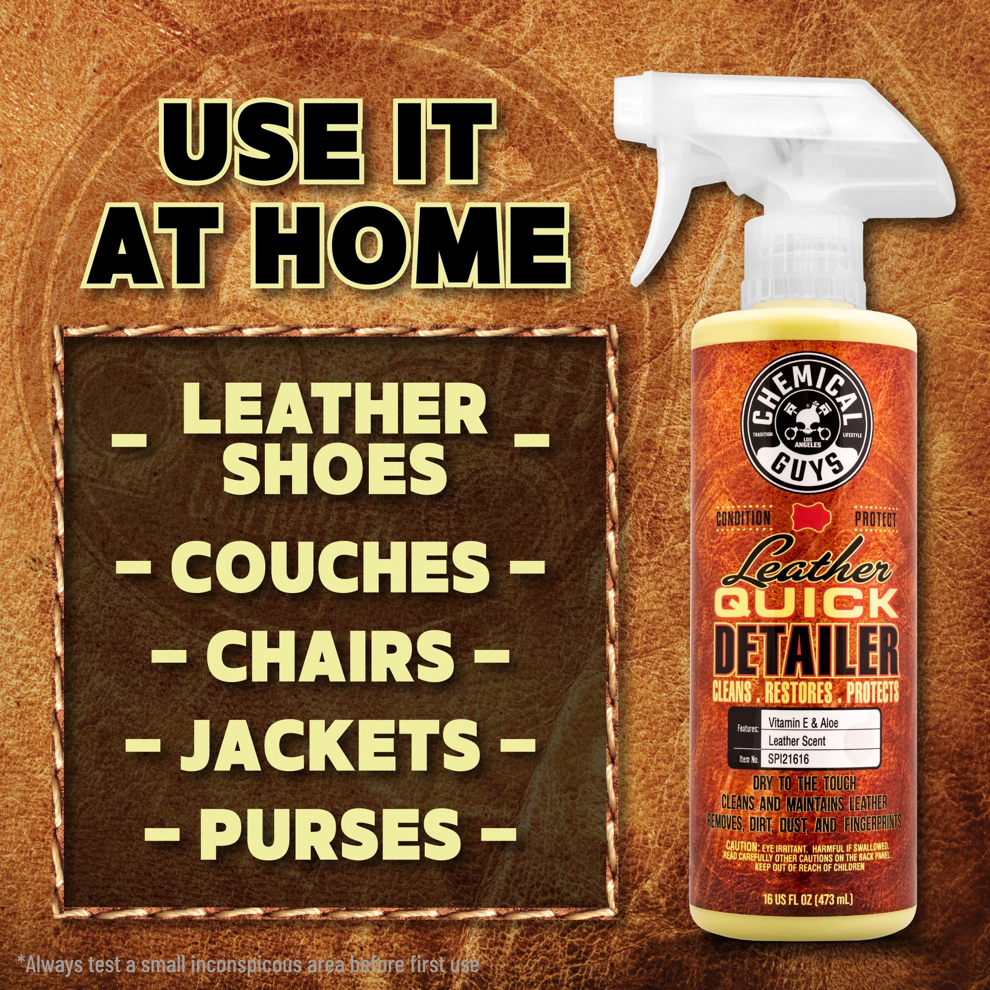 Chemical Guys Leather Quick Detailer - Image 11