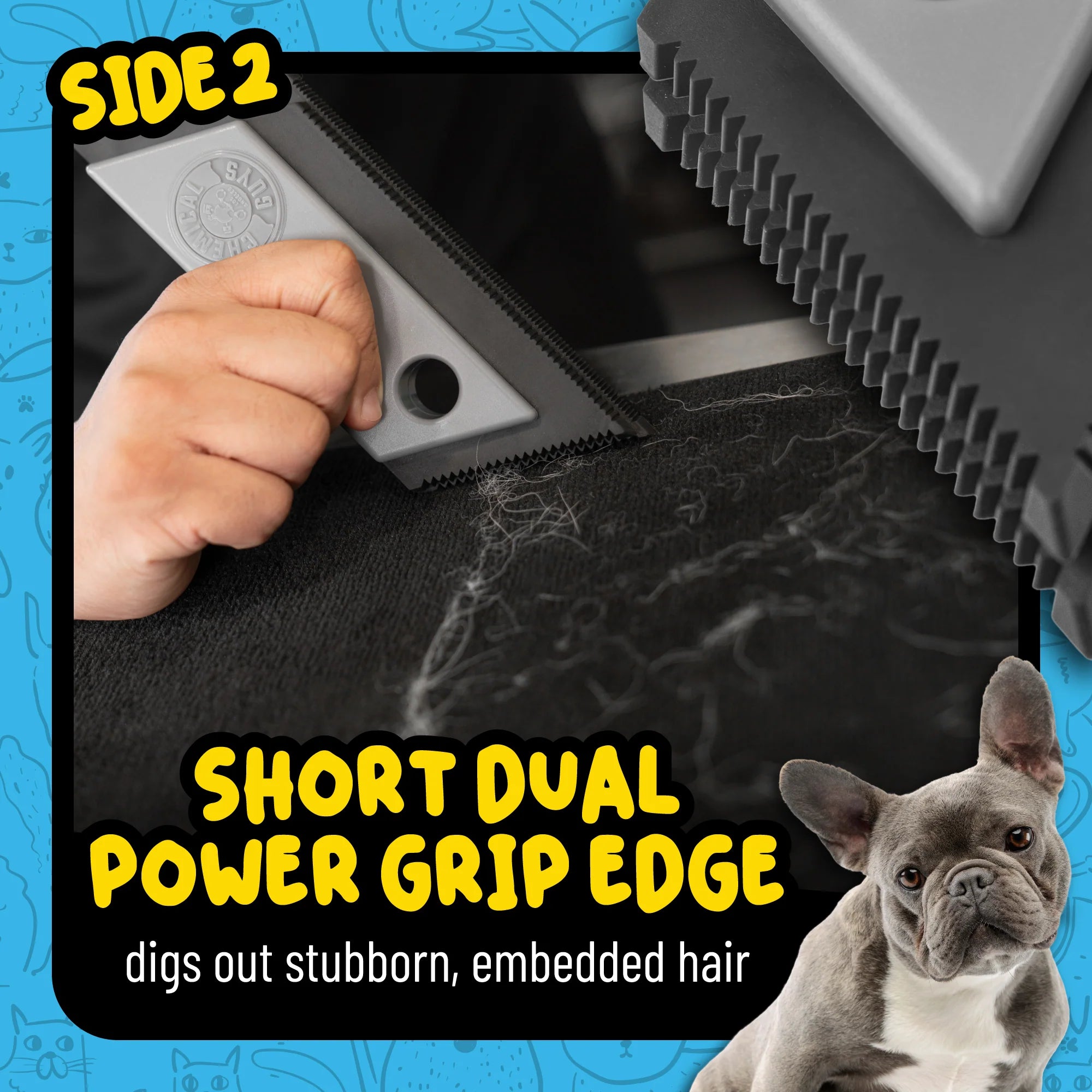 Chemical Guys Grubbie Edge Pet Hair Removal Tool - Image 9