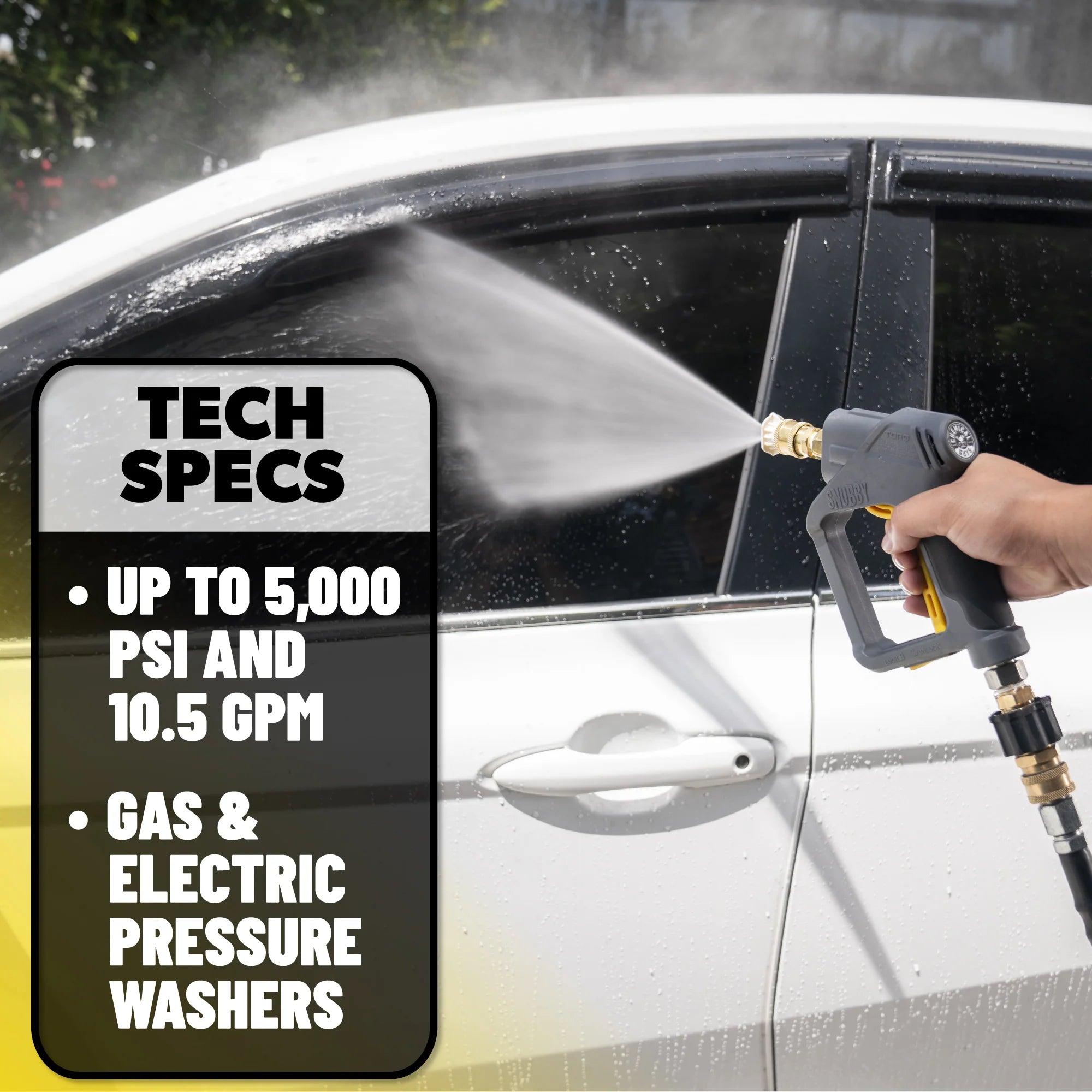 Chemical Guys TORQ Snubby Pressure Washer Gun - Foam Cannon Attachment - Image 5