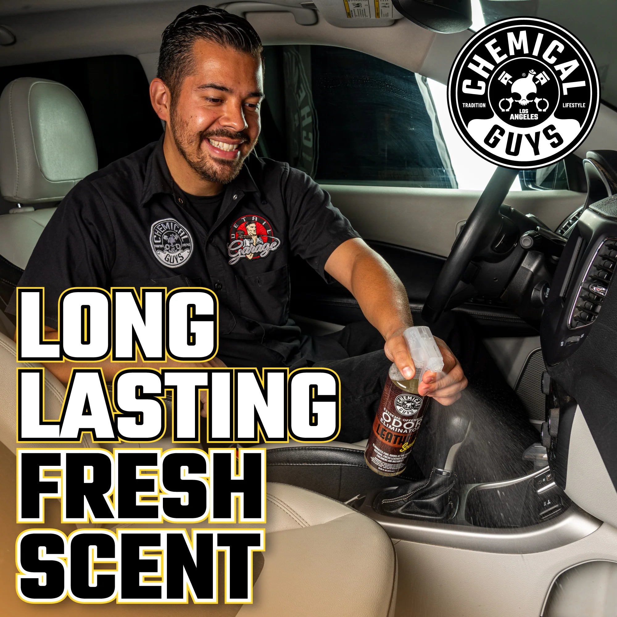 Chemical Guys Extreme Offensive Odor Eliminator Leather Scent - Image 2