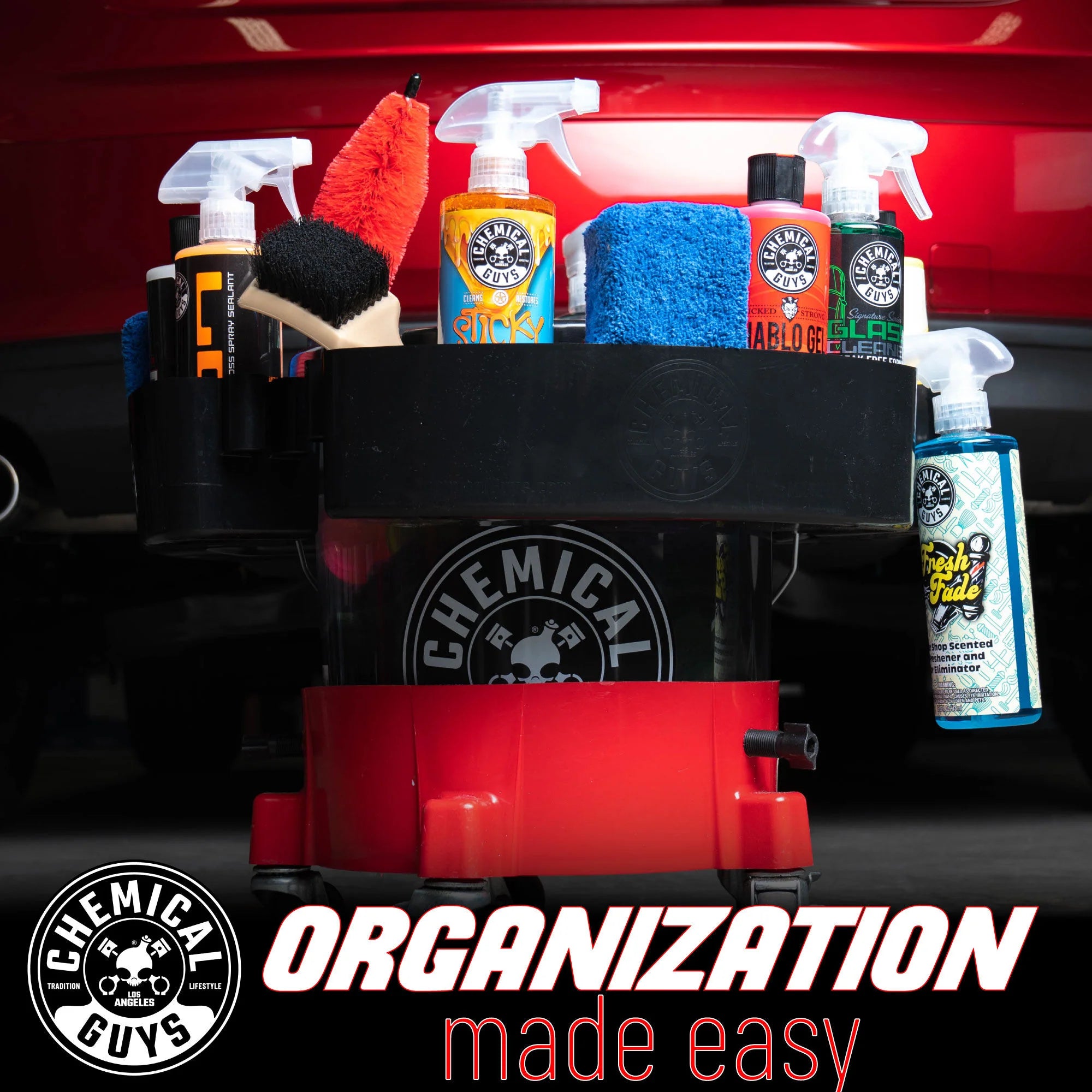 Chemical Guys The Freeloader Bucket & Dolly Organizer - Image 2