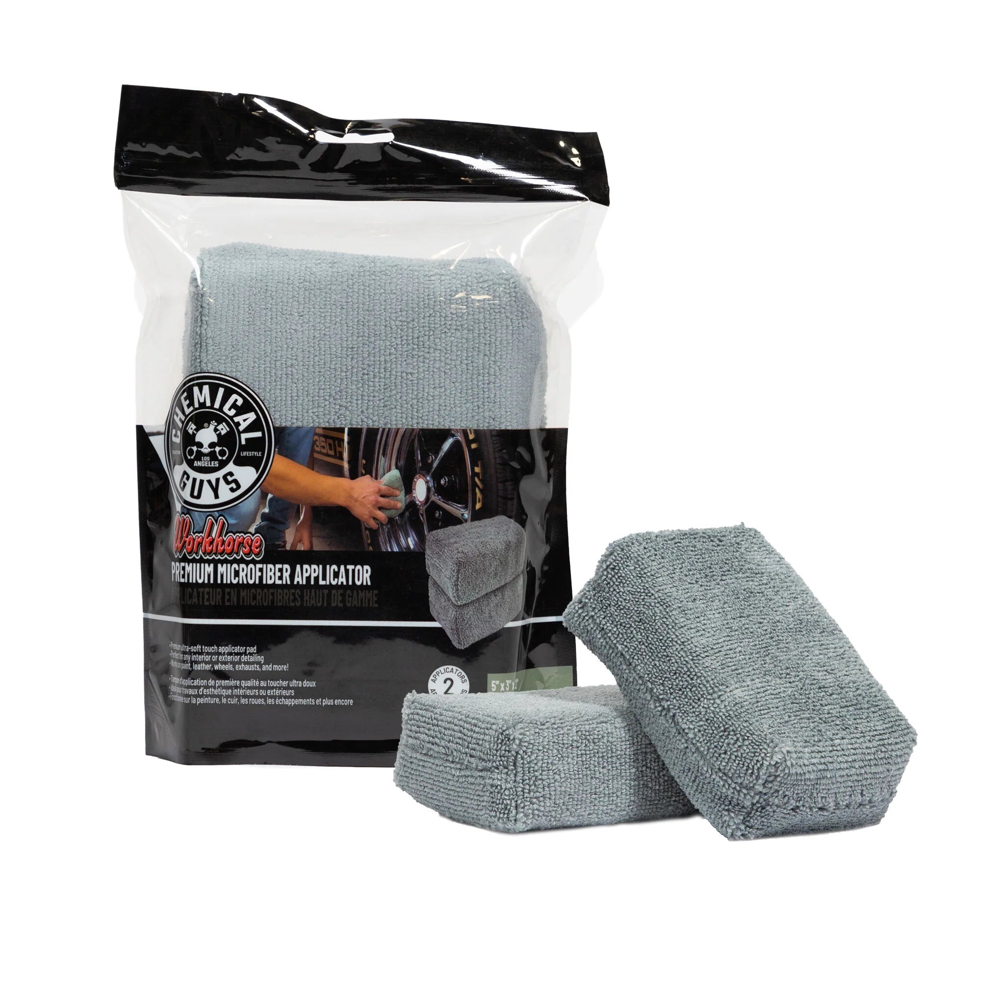 Chemical Guys Premium Grade Workhorse Microfiber Applicator - Image 4
