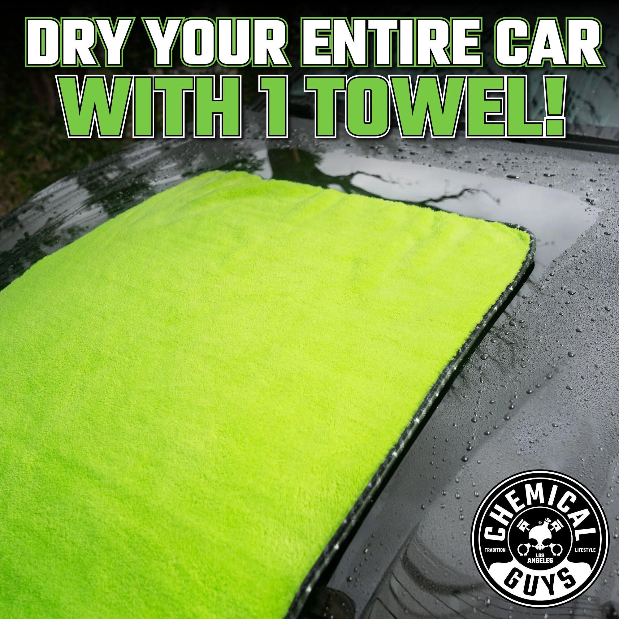 Chemical Guys Speed Mammoth Ultimate Super Plush Drying Towel - Image 8