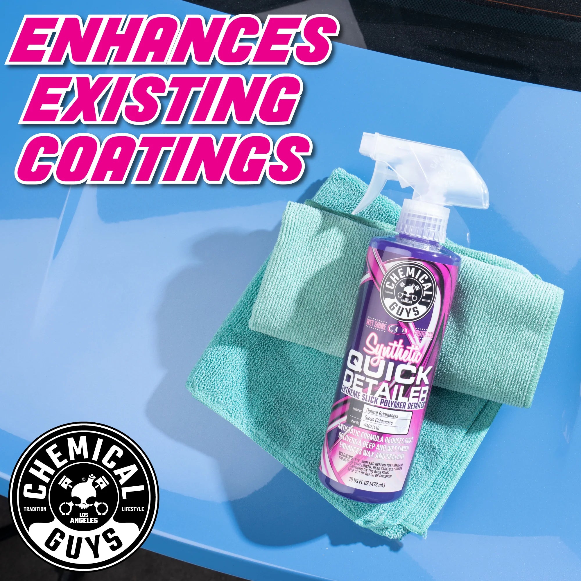 Chemical Guys Extreme Slick Streak-Free Polymer Quick Detail Spray - Image 2