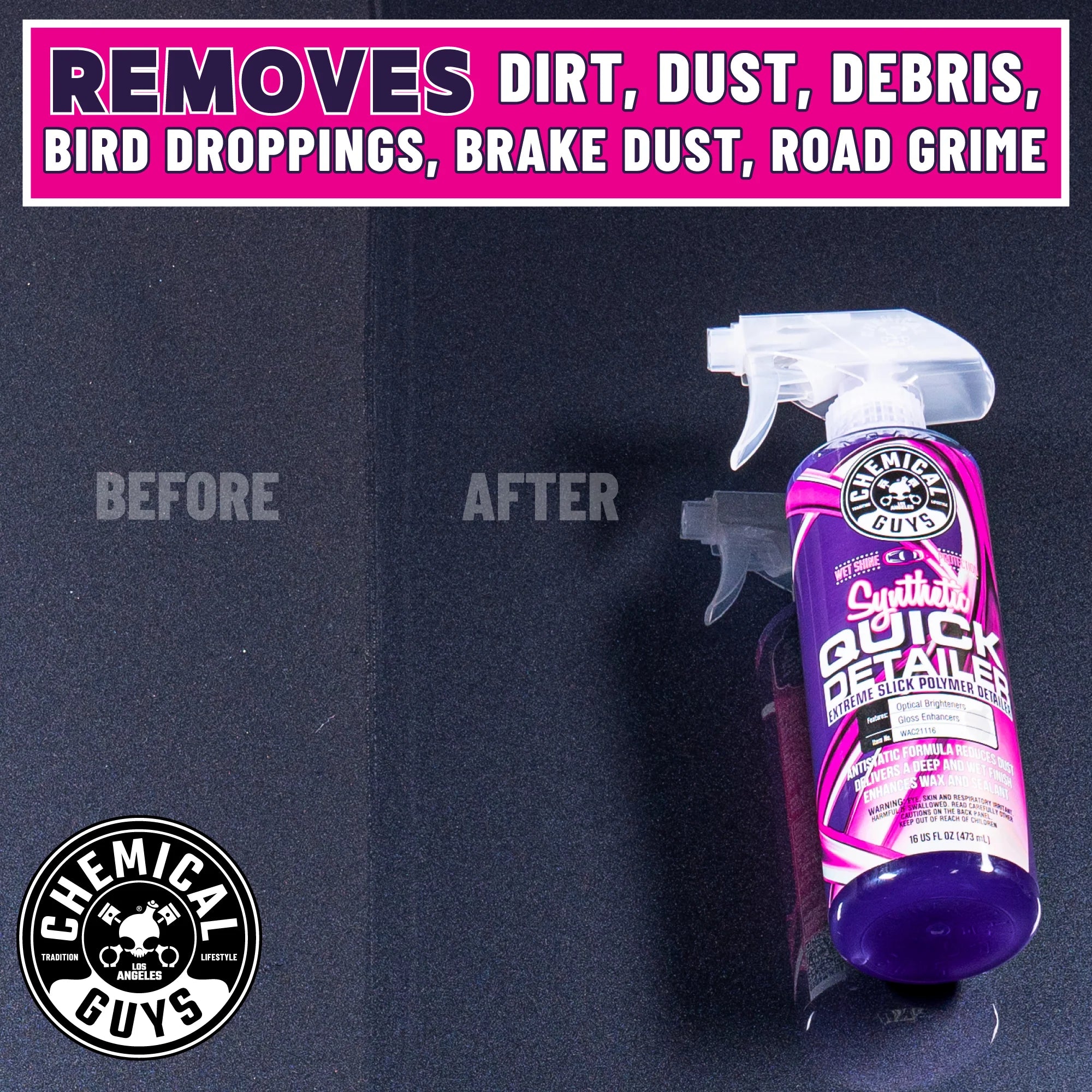 Chemical Guys Extreme Slick Streak-Free Polymer Quick Detail Spray - Image 3