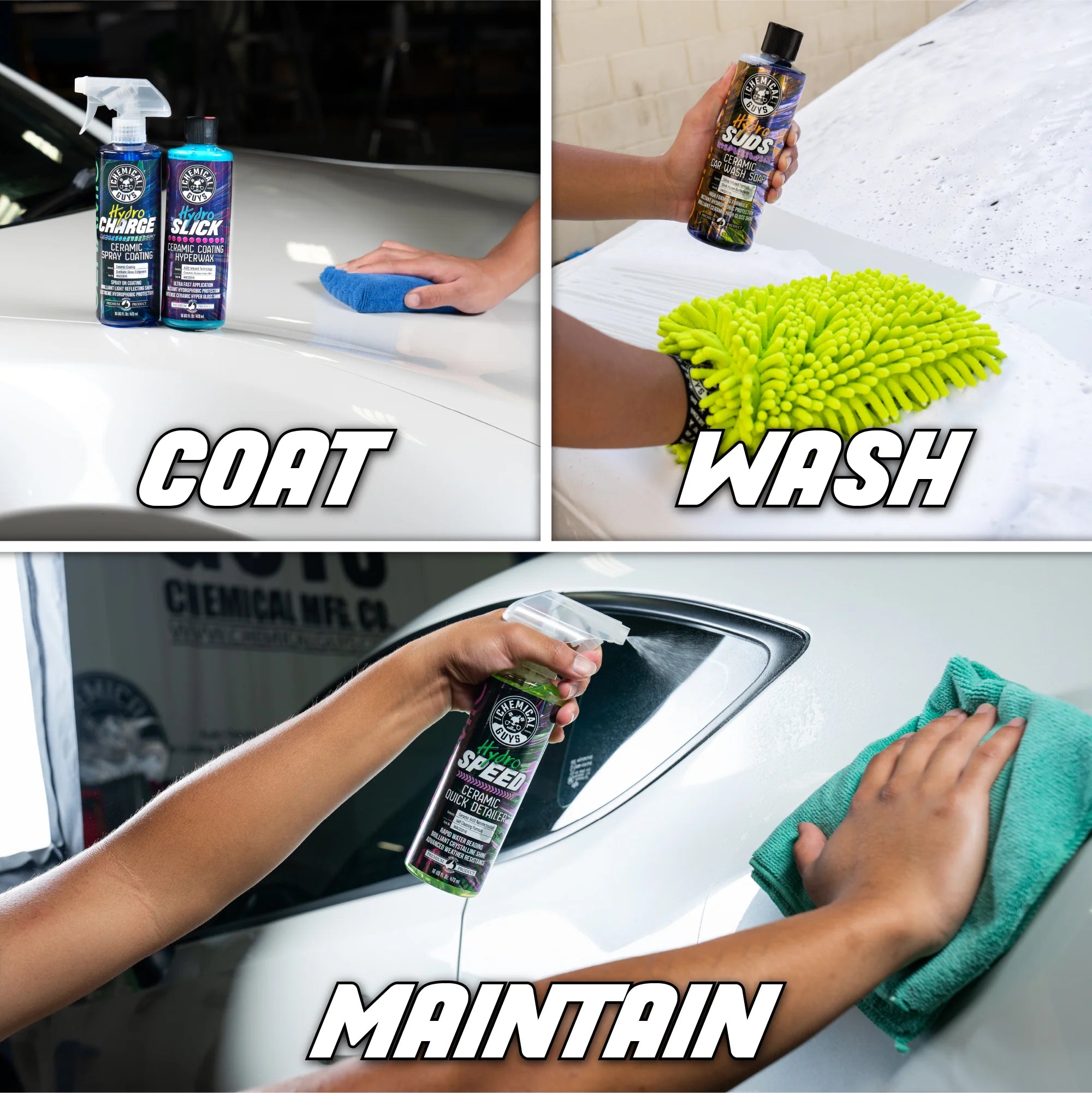 Chemical Guys HydroSpeed Ceramic Quick Detailer - Image 3