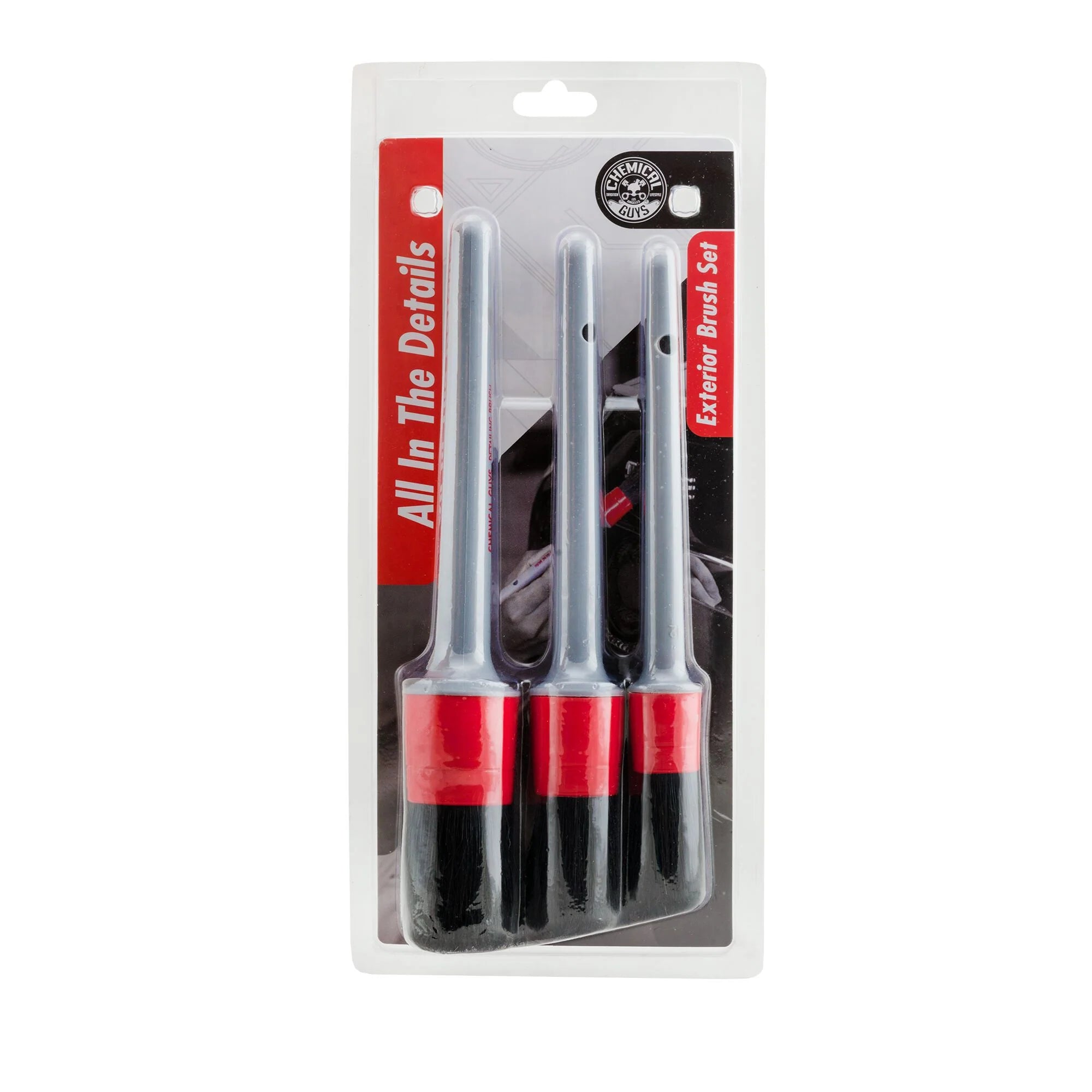 Chemical Guys All In The Details Exterior Detailing Brushes (3Pack)