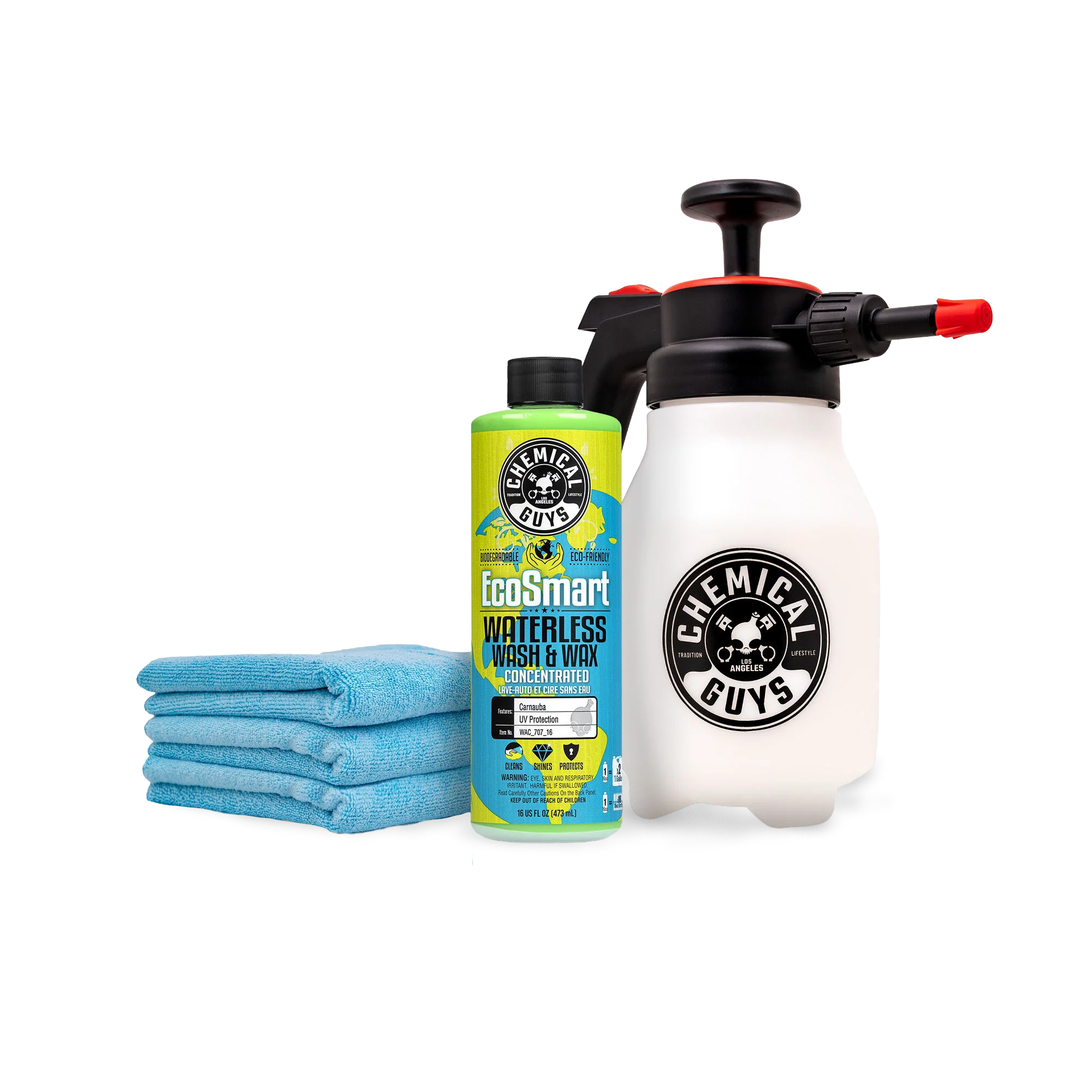 Chemical Guys Wash & Wax Atomizer Bundle w/1 Towel Set