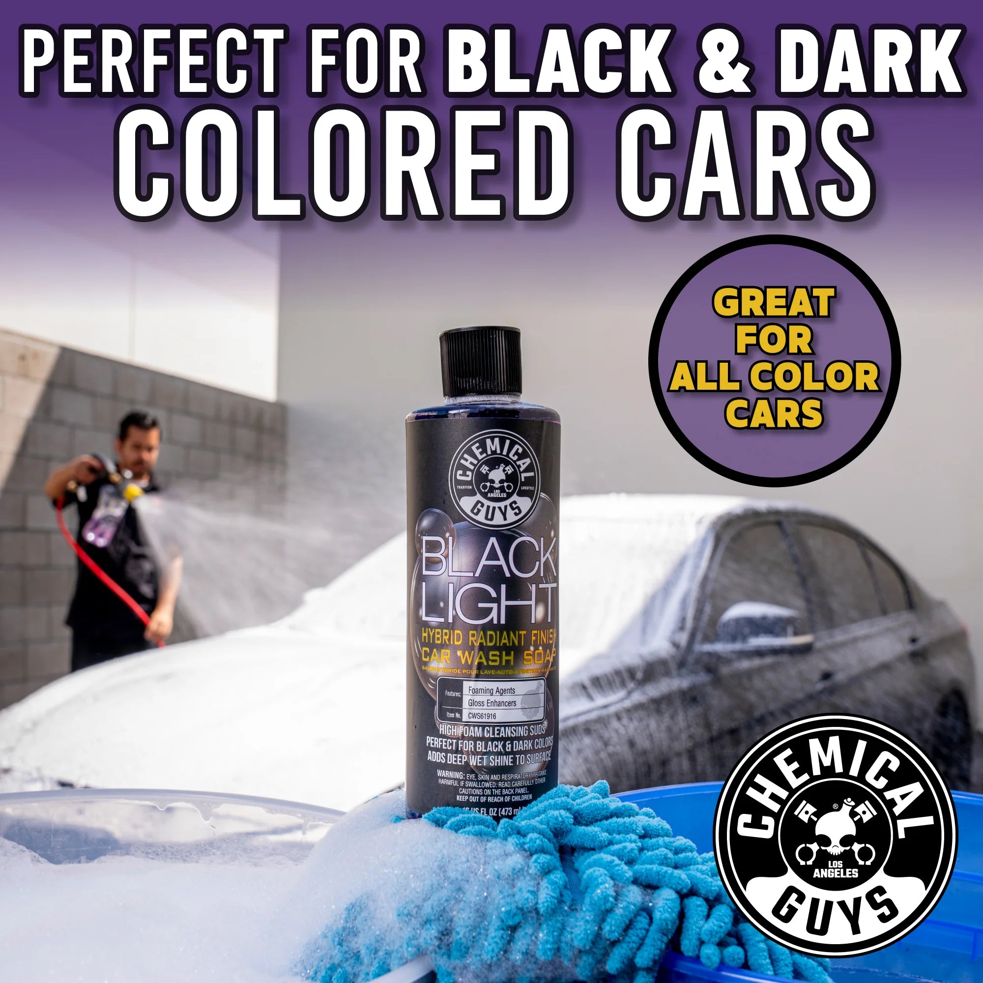 Chemical Guys BLACK LIGHT Car Wash Soap - Image 10