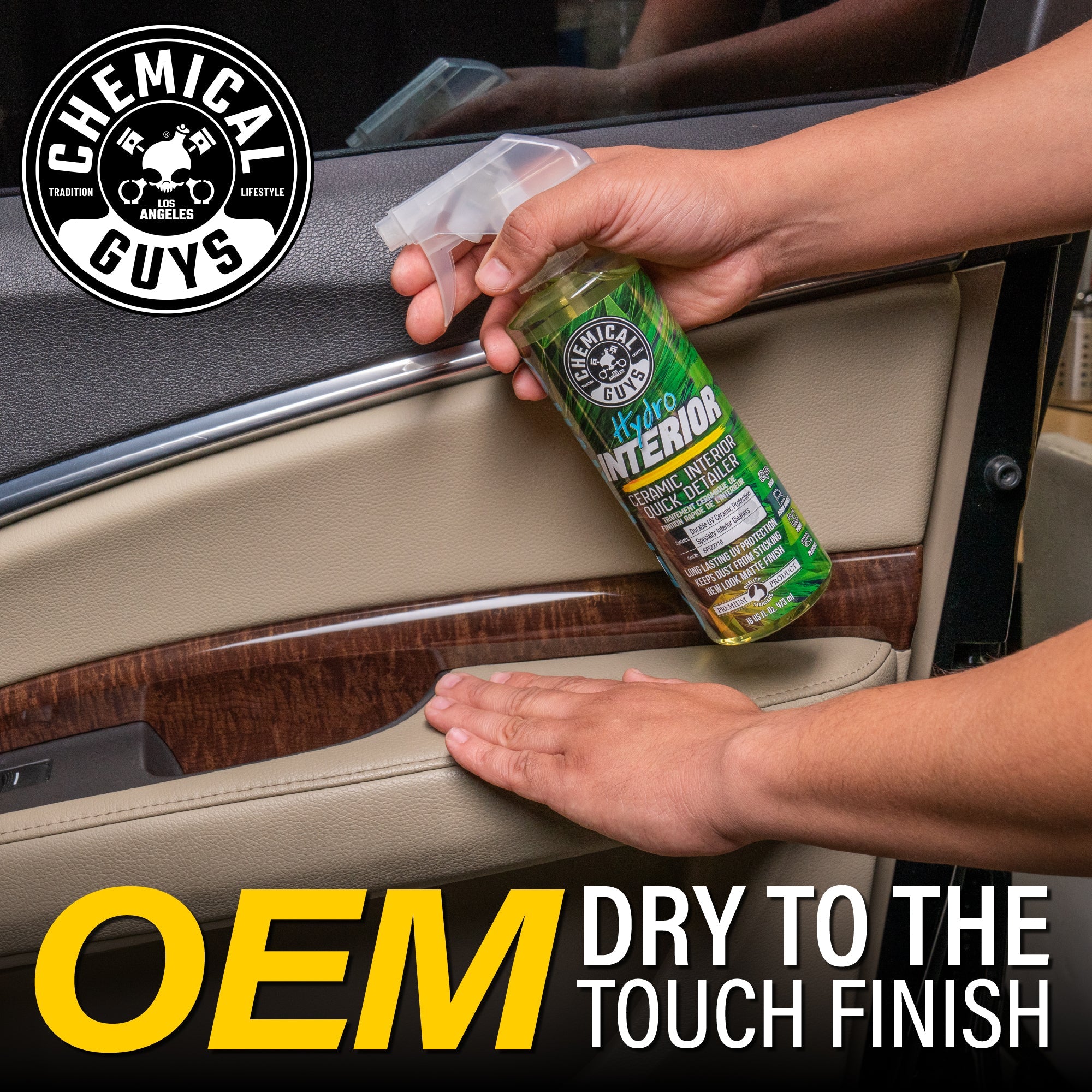 Chemical Guys HydroInterior Ceramic Quick Detailer - Image 4