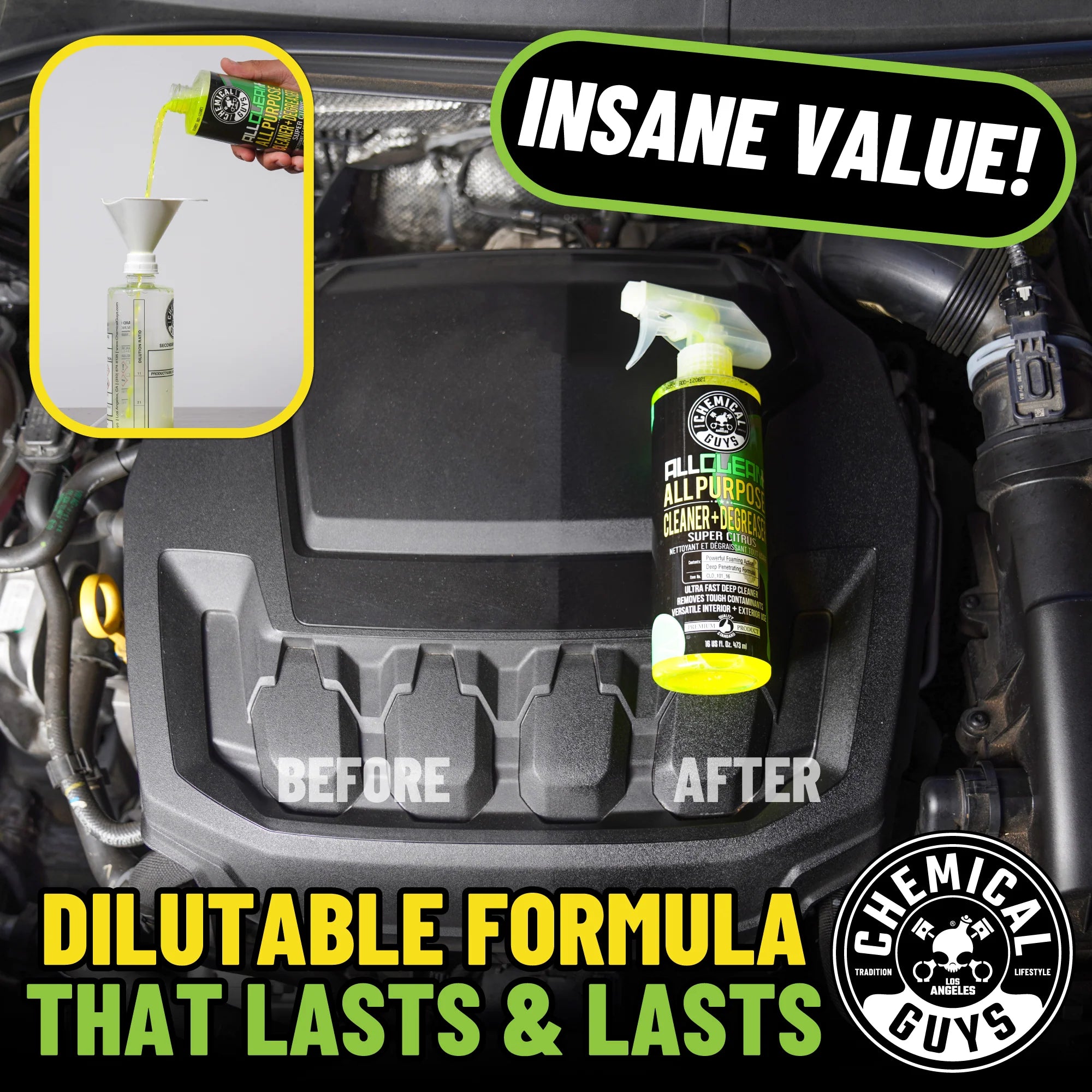 Chemical Guys All Clean+ All Purpose Cleaner & Degreaser - Image 7