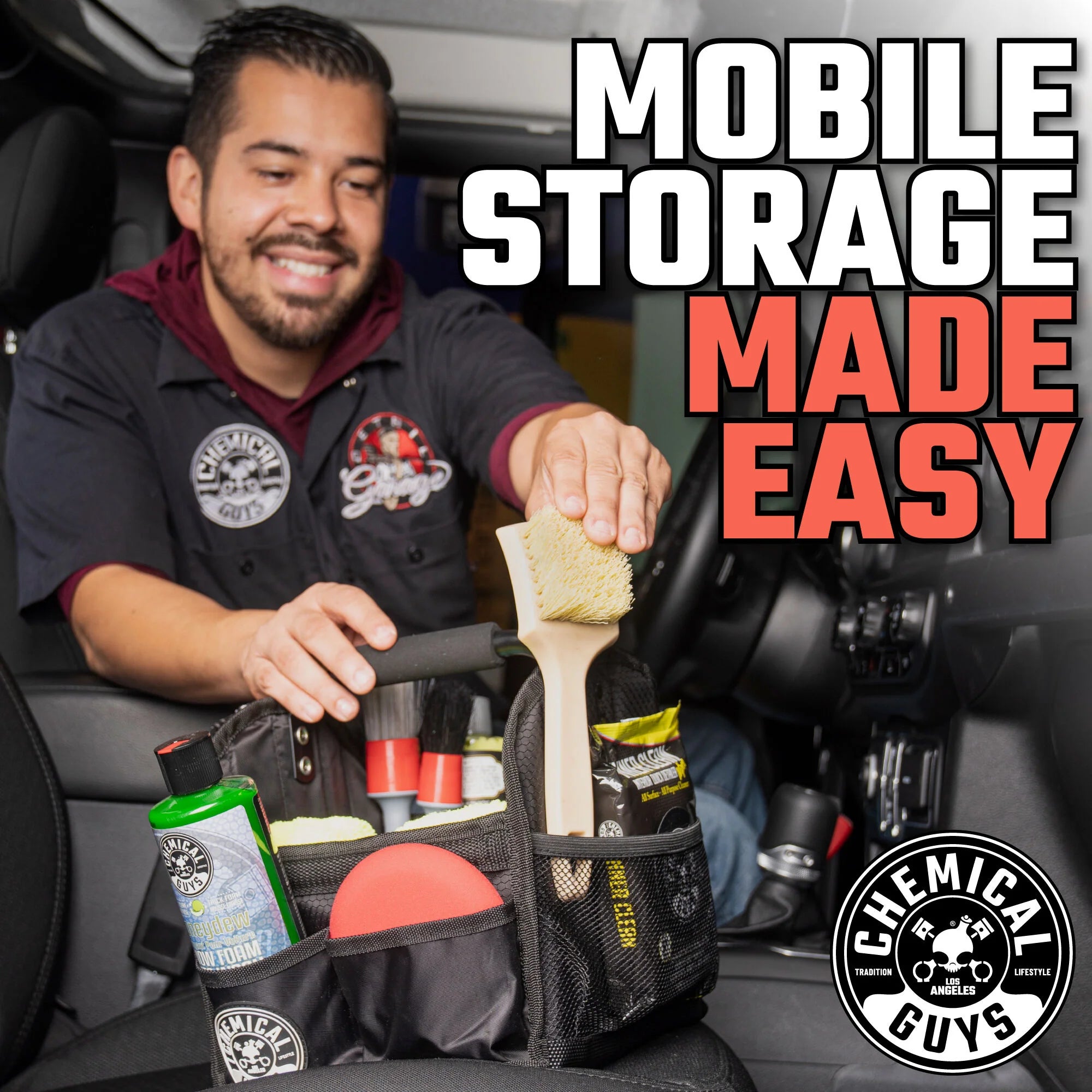 Chemical Guys Speed Load Carrying Caddy & Storage Organizer - Image 12