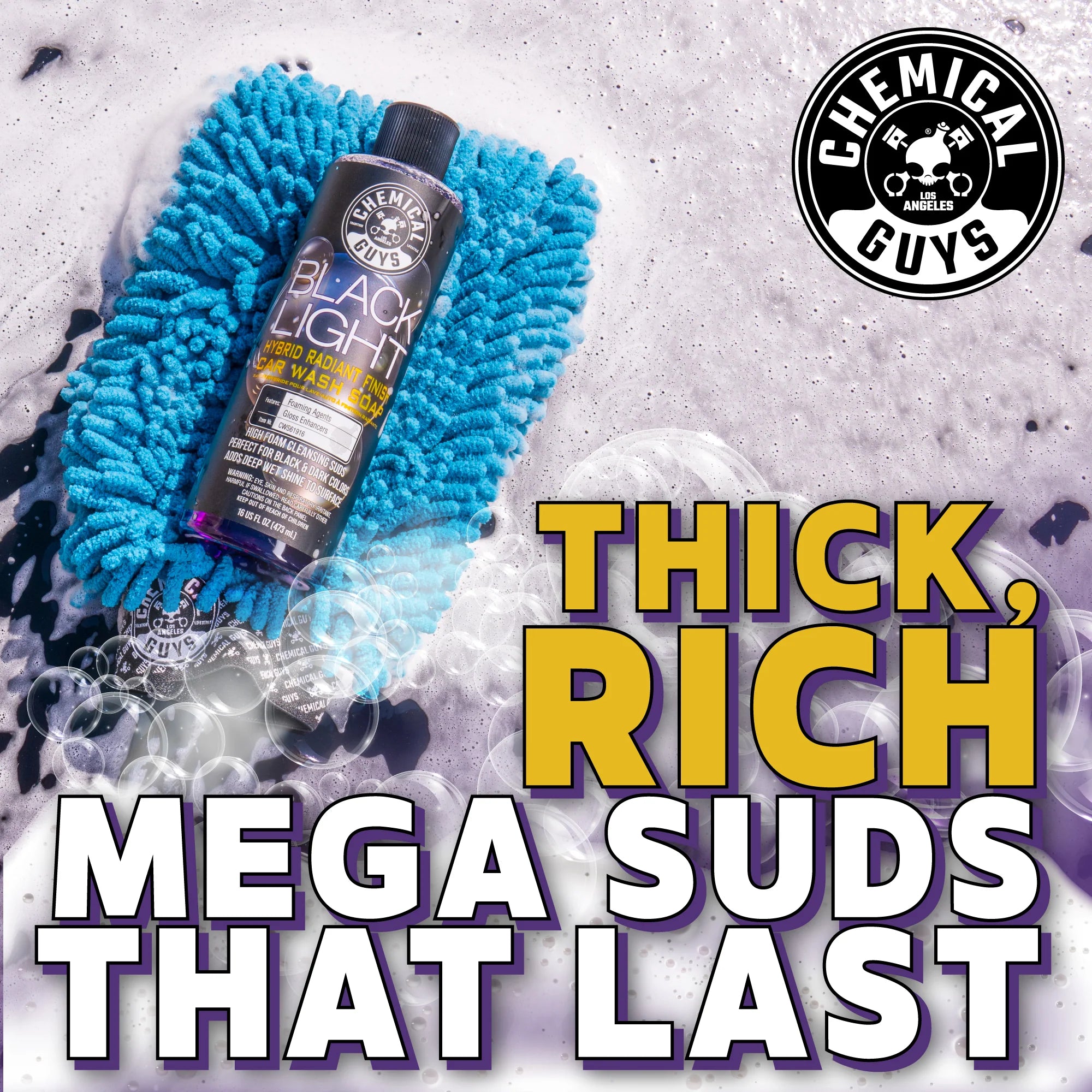 Chemical Guys BLACK LIGHT Car Wash Soap - Image 12