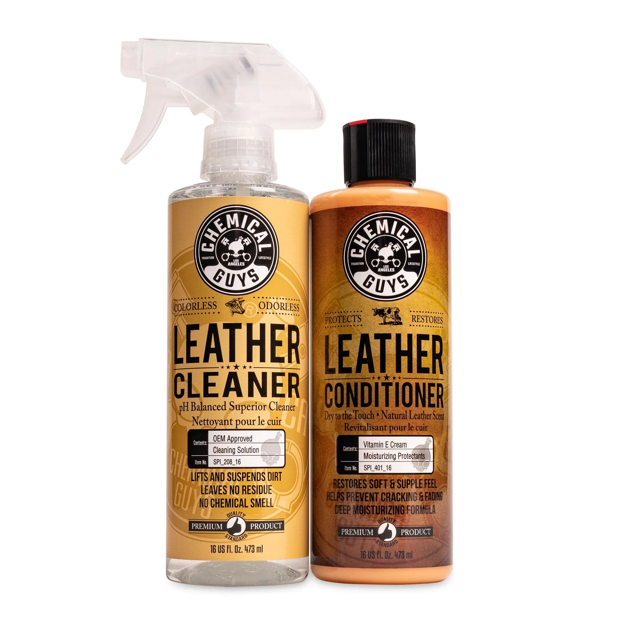Chemical Guys Leather Care Starter Kit