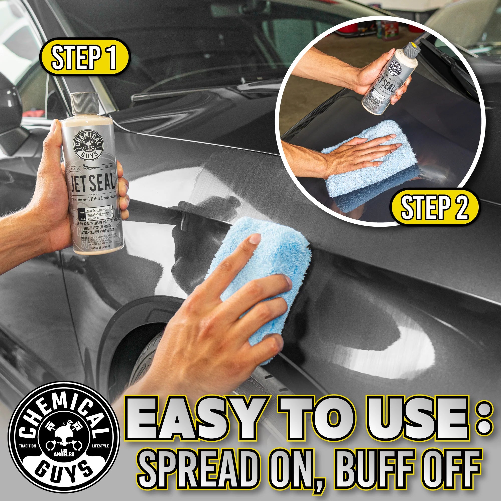 Chemical Guys Paint Protect Jetseal & Wax Bundle w/Towel - Image 9