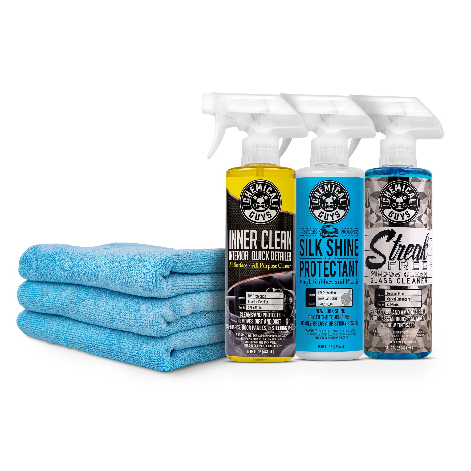 Chemical Guys Easy Interior Clean, Detail & Shine Kit
