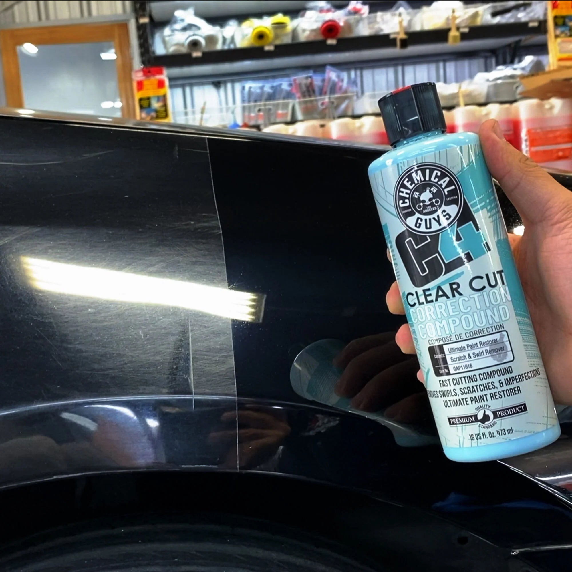 Chemical Guys C4 Clear Cut Correction Compound - Image 17
