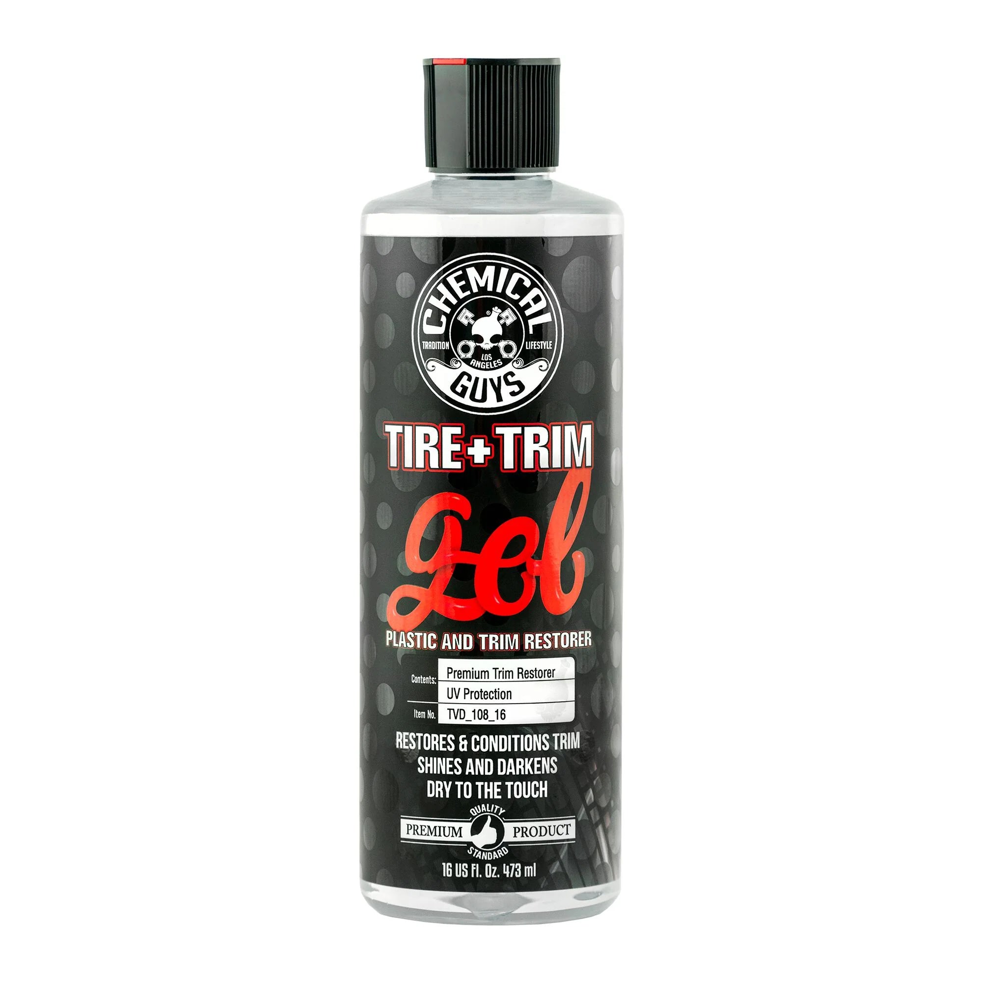 Chemical Guys Tire+Trim Gel Plastic and Rubber High-Gloss Restorer and Protectant