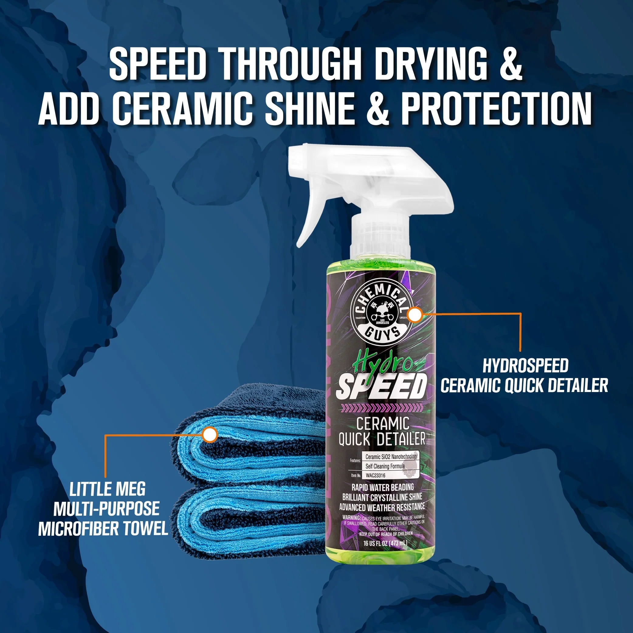 Chemical Guys Super Absorber Ceramic Quick Detail Kit - Image 3